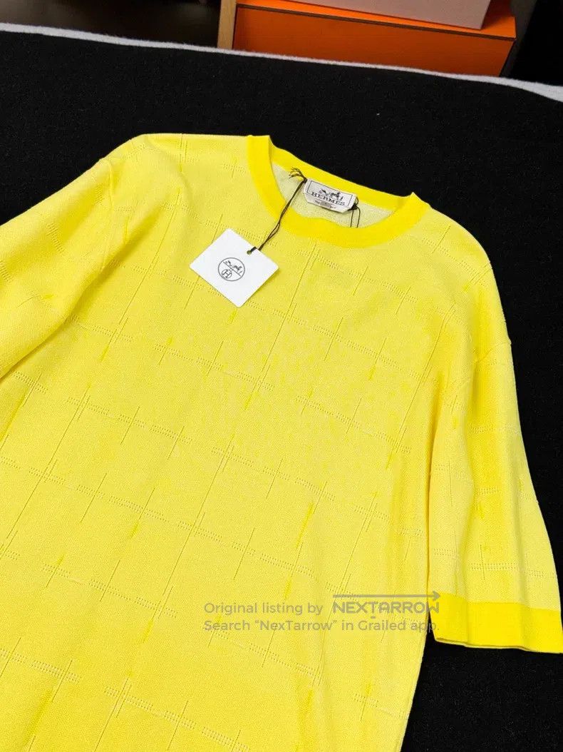 Hermes Hermes Yellow Short-sleeve T-shirt Size US S / EU 44-46 / 1 - 2 Thumbnail