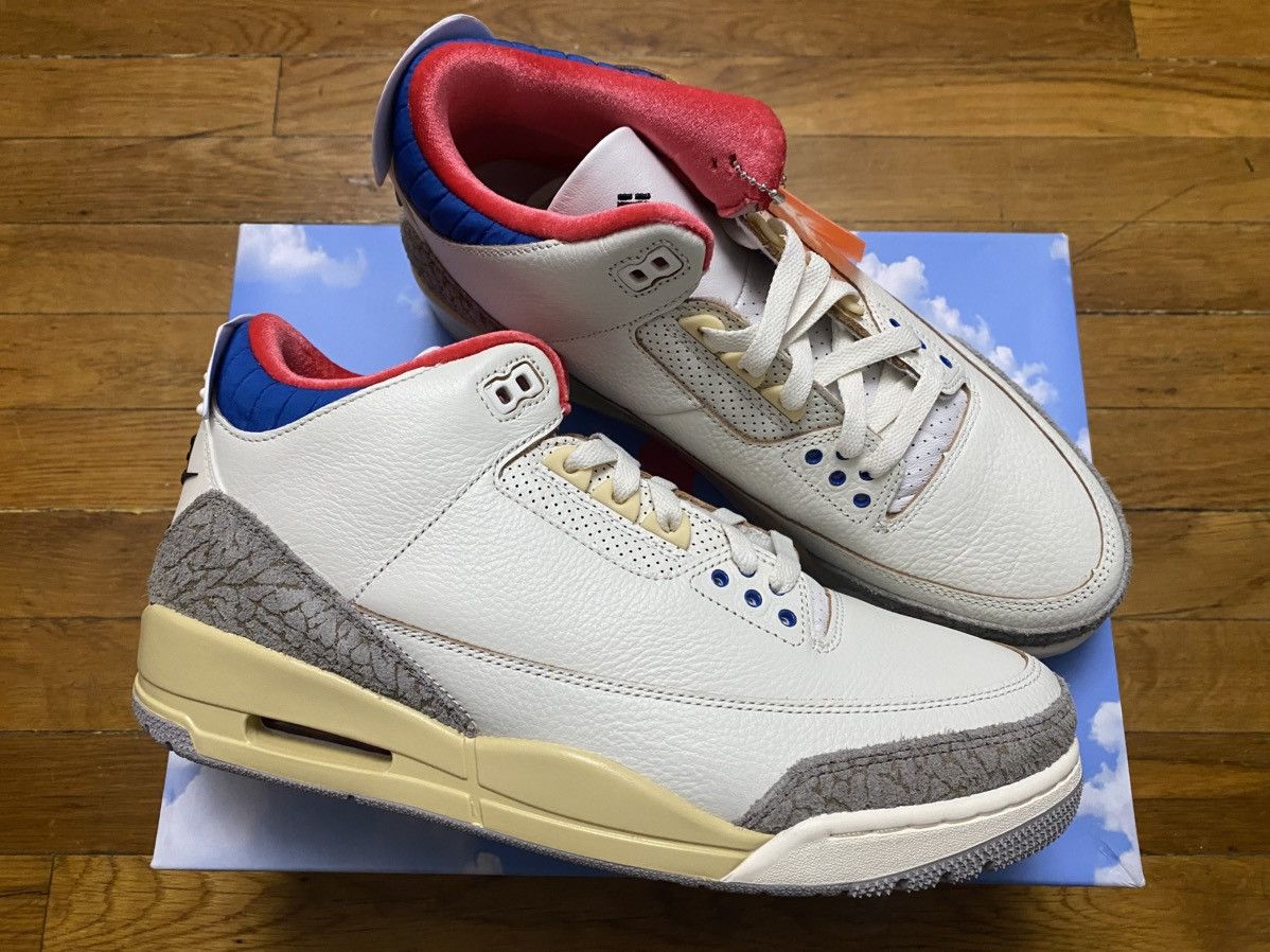 Jordan Brand Size 10.5 - Jordan 3 Retro Seoul 2.0 Cream Red Blue Men’s Size US 10.5 / EU 43-44 - 3 Thumbnail