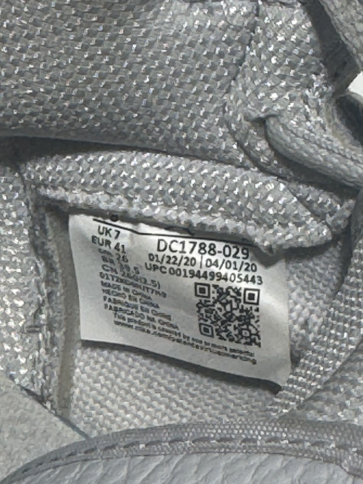 Jordan Brand × Nike Air Jordan 1 Retro High CO.JP Neutral Grey (2020) Size US 8 / EU 41 - 9 Thumbnail