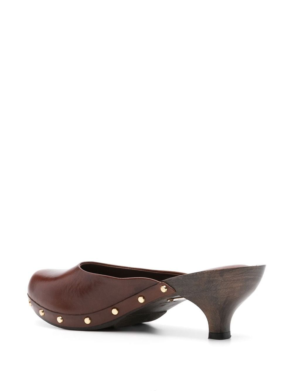Chloe oc11z0825 Judith Mules in Caramel Brown Size US 9 / IT 39 - 3 Thumbnail