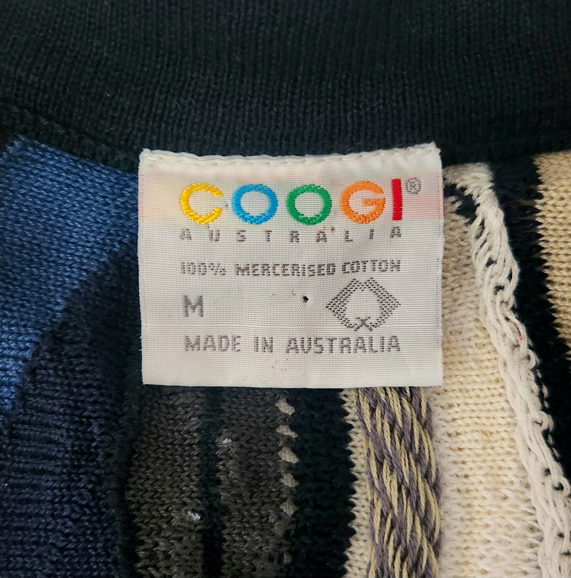 Coogi × Vintage Coogi Australia Cardigan Sweater Rare Vintage 3D dimensional Size US M / EU 48-50 / 2 - 8 Thumbnail