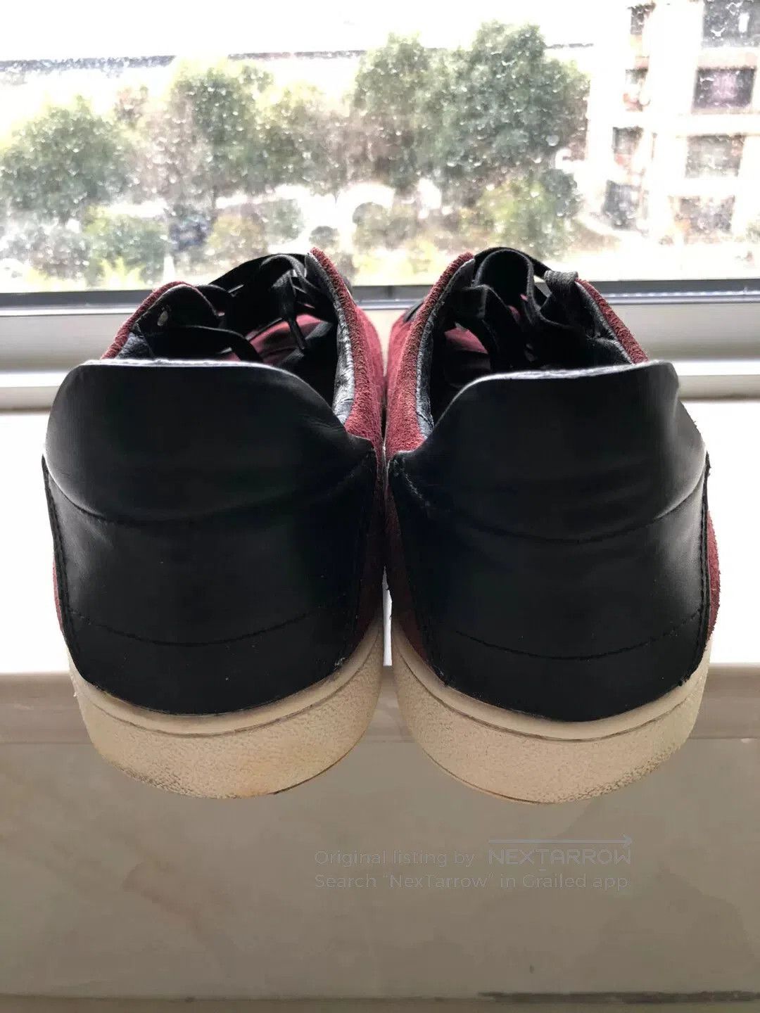 Louis Vuitton Louis Vuitton Men's Burgundy Sneakers. Size US 8 / EU 41 - 6 Thumbnail