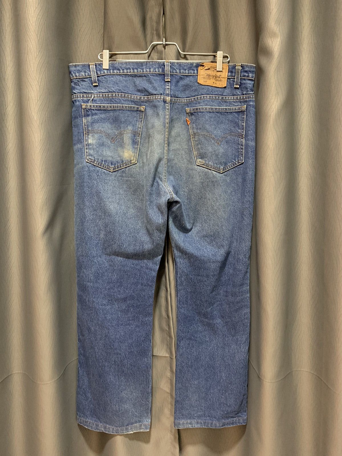 Levi's × Vintage Vintage 90s Levi's 517 Orange Tab Bootcut Size US 40 / EU 56 - 2 Thumbnail