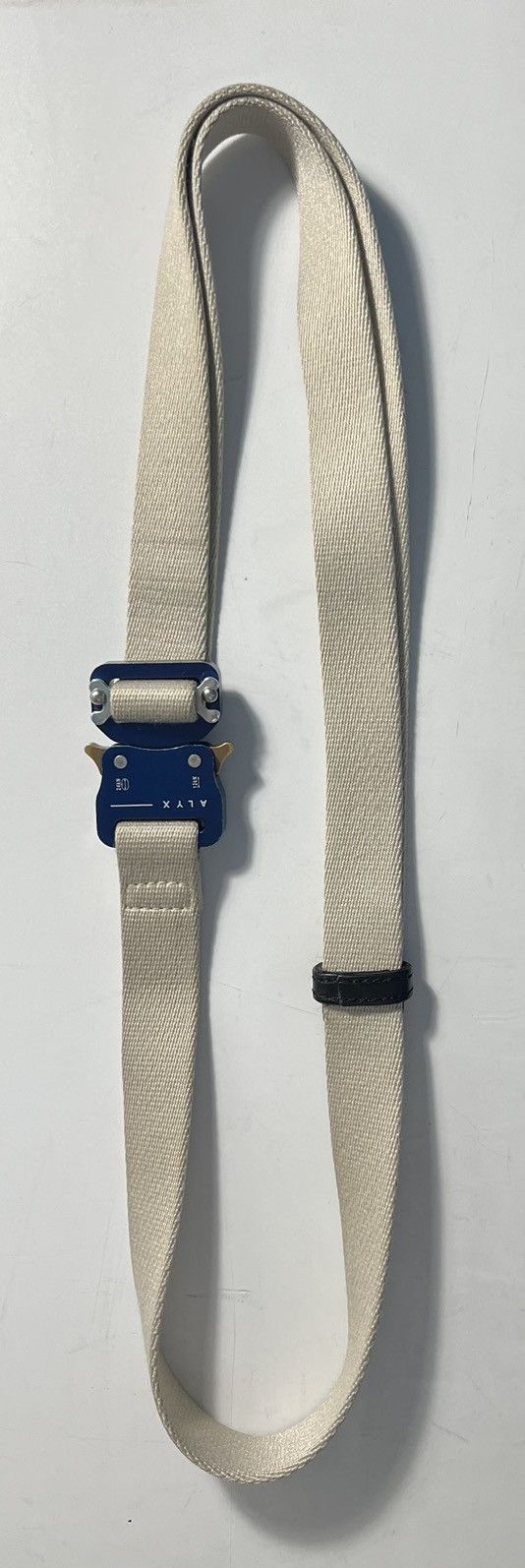 Alyx Cream and Blue mini belt