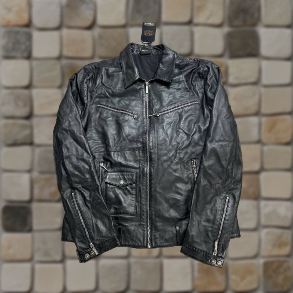 P&Co P&Co Jacket Womens Xxl Black Leather Full Zip New Size XXL / US 16-18 / IT 52-54 - 1 Thumbnail