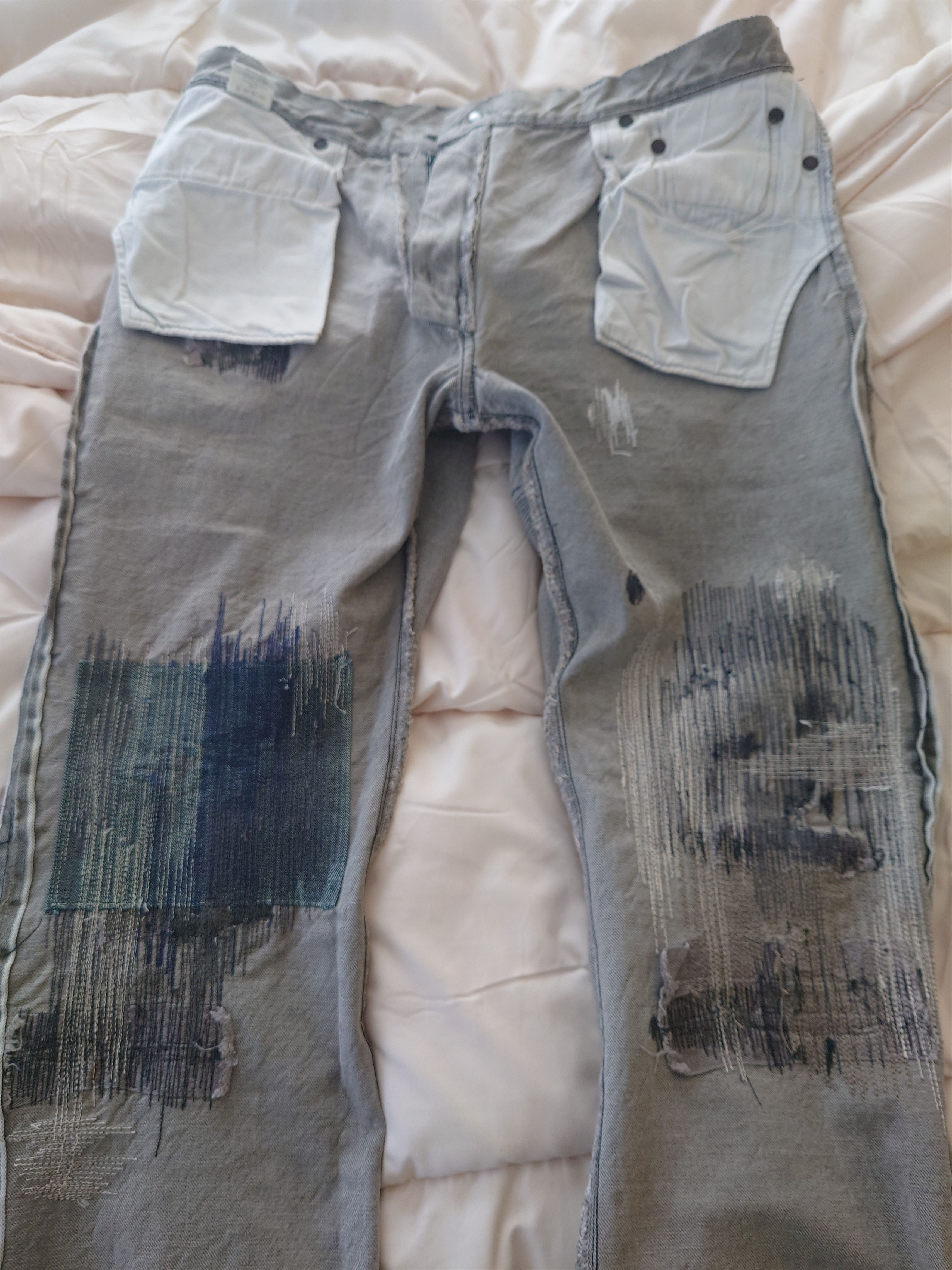 Kapital Kapital Boro Bootcut Flared Selvedge Denim Size US 34 / EU 50 - 10 Thumbnail