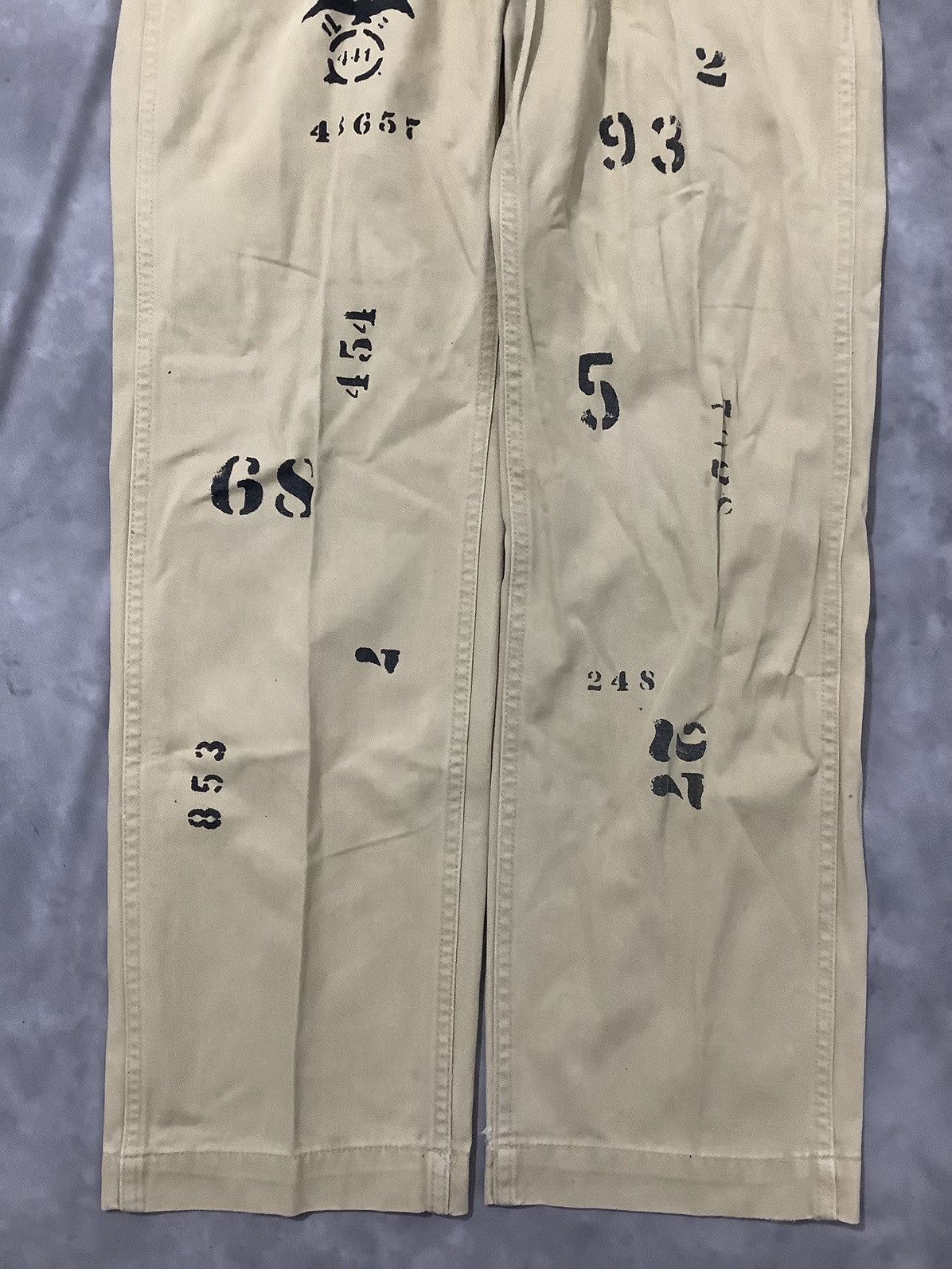 Mister Freedom 🛒Need Gone🛒 MFS Vetements The Code of Number Printed Pants Size US 33 - 4 Thumbnail