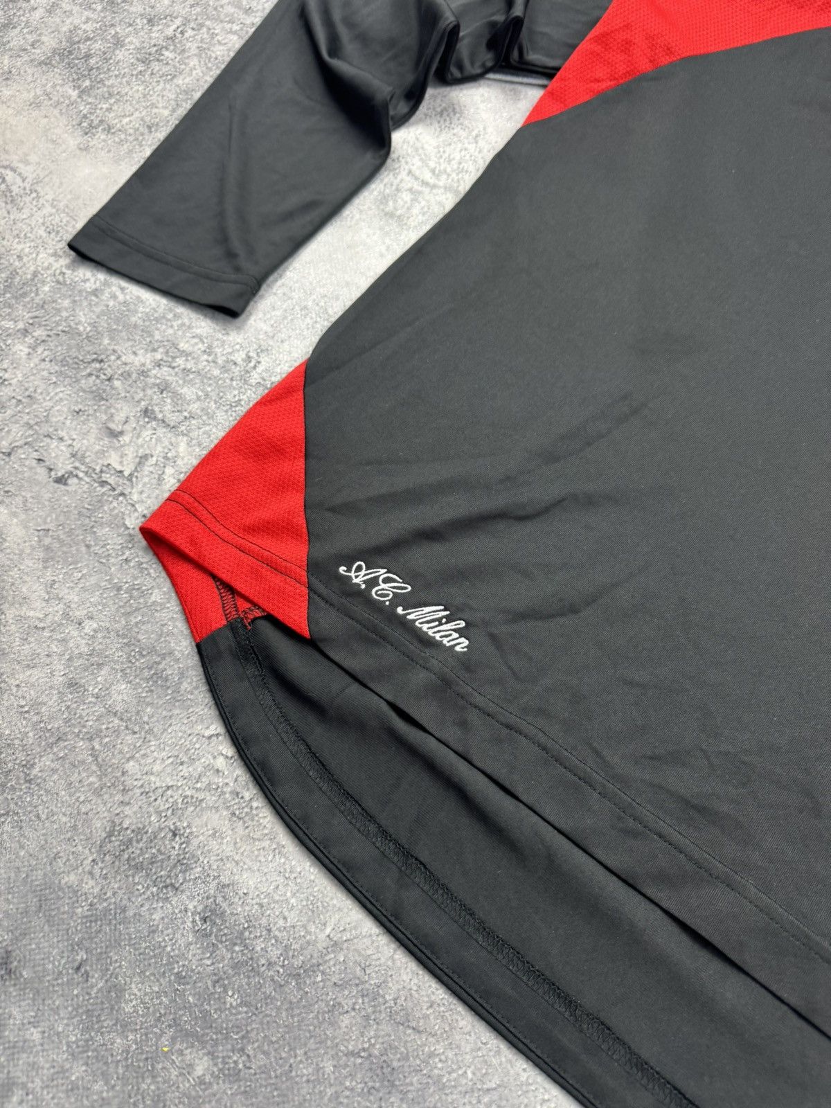 Adidas Vintage Adidas AC Milan Training Top Spellout Opel Big Logo Size US L / EU 52-54 / 3 - 9 Thumbnail