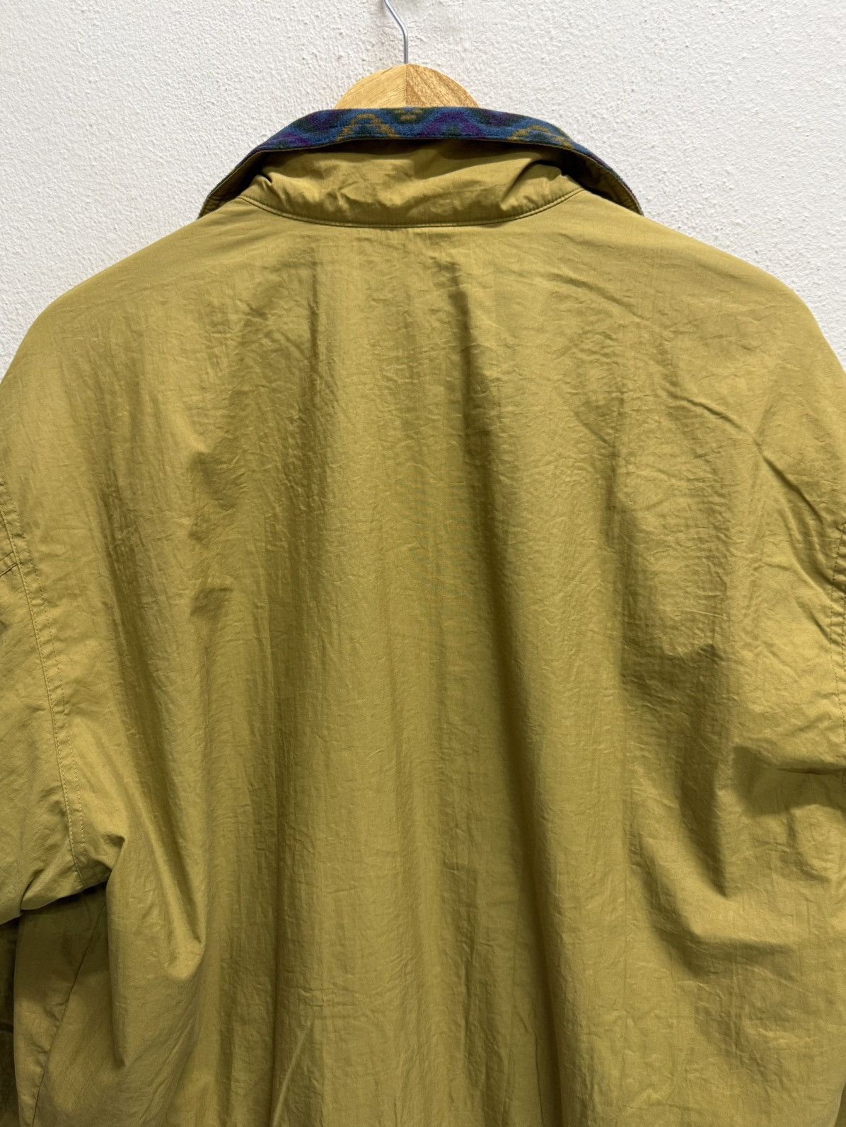 Beverly Hills Polo Club Vintage BHPC mustard yellow patterned fleece lining jacket Size US M / EU 48-50 / 2 - 24 Thumbnail
