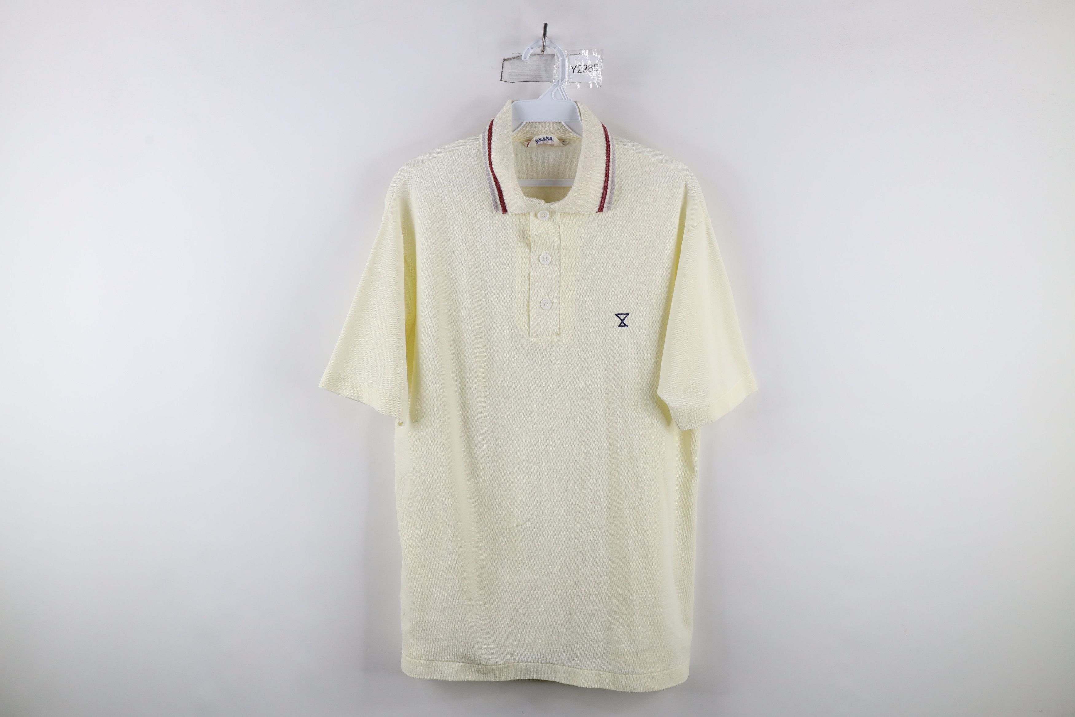 Vintage Vintage 60s 70s Streetwear Collared Tennis Polo USA Size US L / EU 52-54 / 3 - 1 Thumbnail