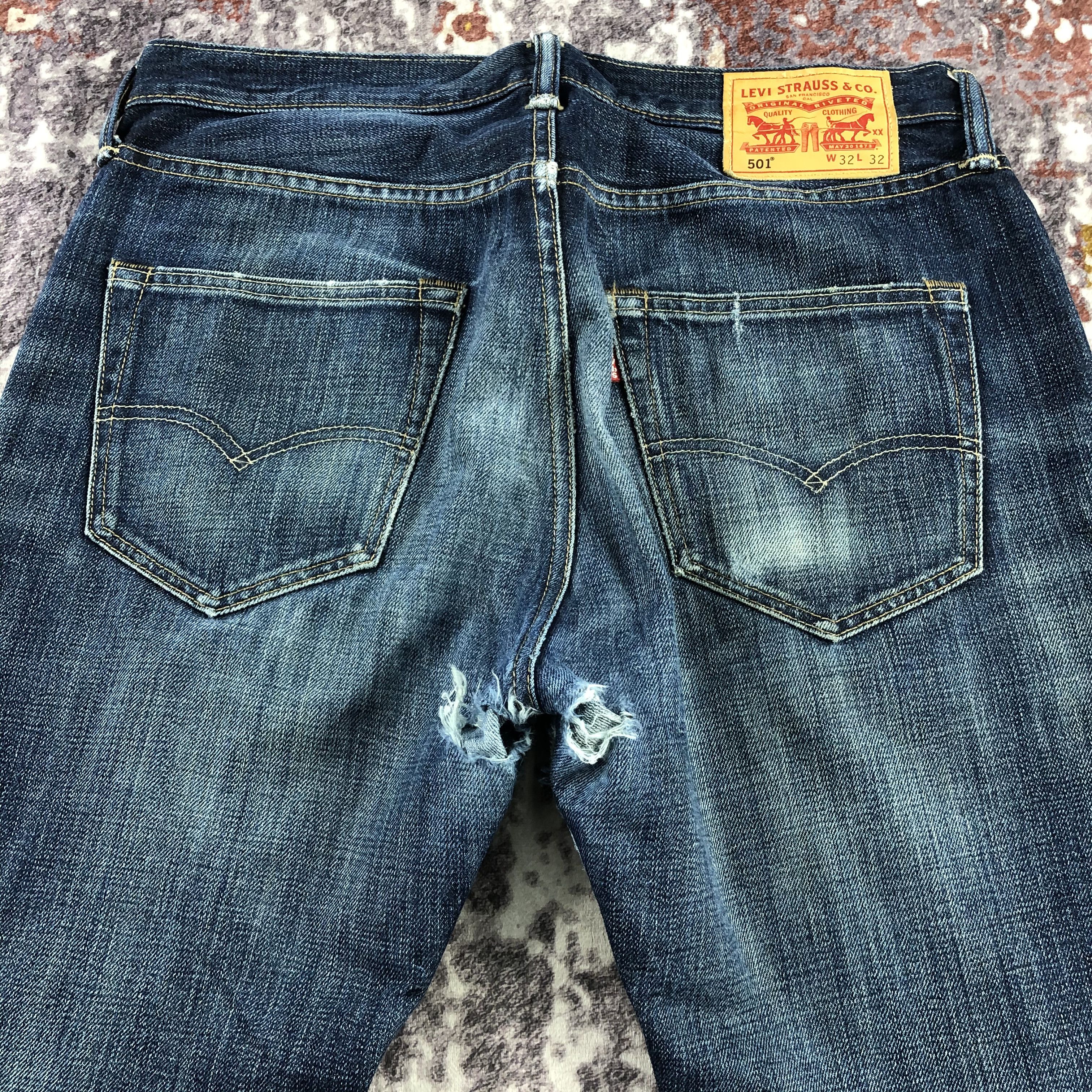 Levi's × Vintage Vintage Blue Wash Levis 501 Jeans-JM2723 Size US 33 - 5 Thumbnail