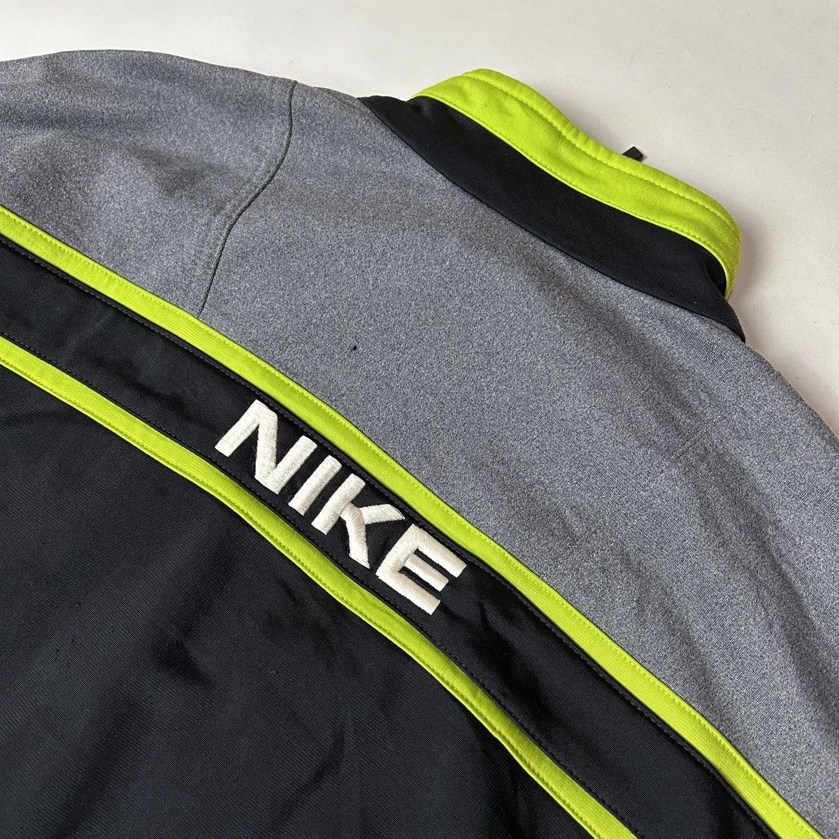 Nike × Vintage Nike 90s vintage tracktop colour block jacket Size US L / EU 52-54 / 3 - 12 Thumbnail
