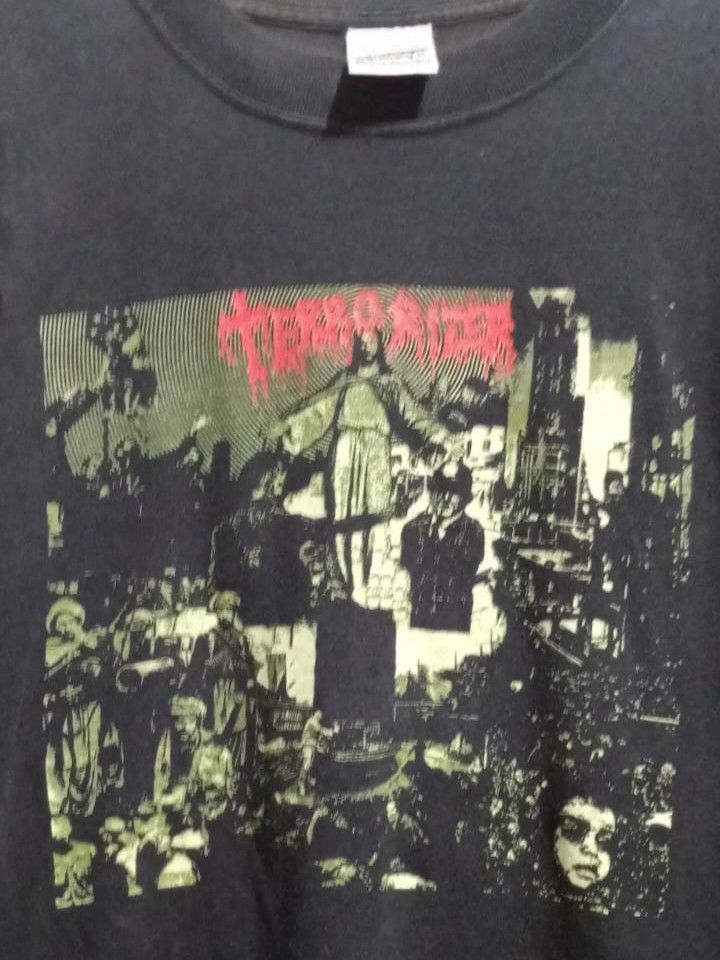 Band Tees Rare Vtg Terrorizer LS screen stars Size US M / EU 48-50 / 2 - 4 Thumbnail