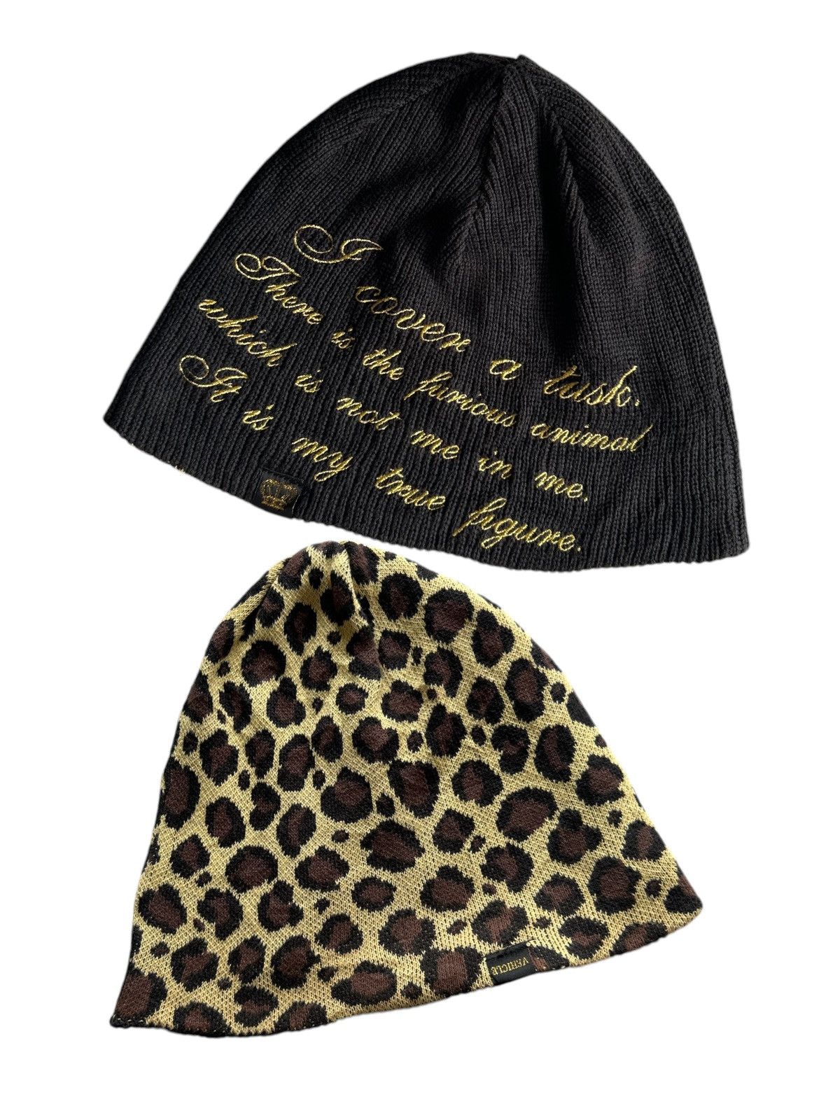 Japanese Brand × Kapital × Vintage Leopard Japanese Brand Reversible big Beanie Hats Rare🎌☠️☠️ Size ONE SIZE - 3 Thumbnail