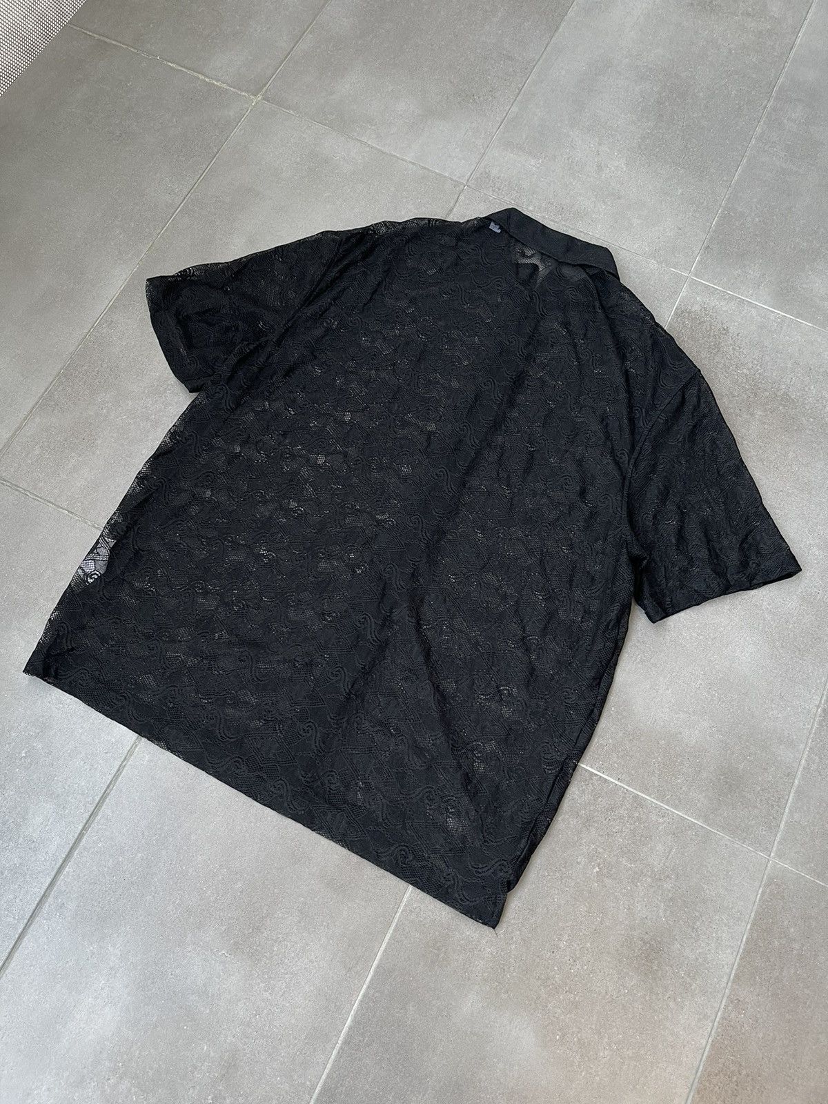 Han Kjobenhavn !DS! SS23 Han Kjobenhavn Lace Monogram Black Summer Shirt Size US M / EU 48-50 / 2 - 14 Thumbnail