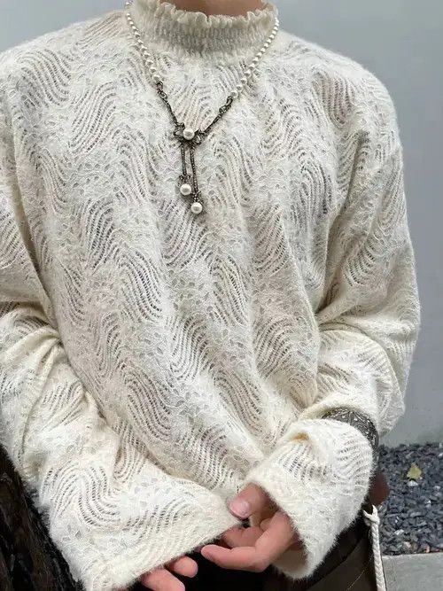 Aran Isles Knitwear Vintage Fall/Winter Knit Long Sleeve Blouse Top Size US S / EU 44-46 / 1 - 1 Thumbnail