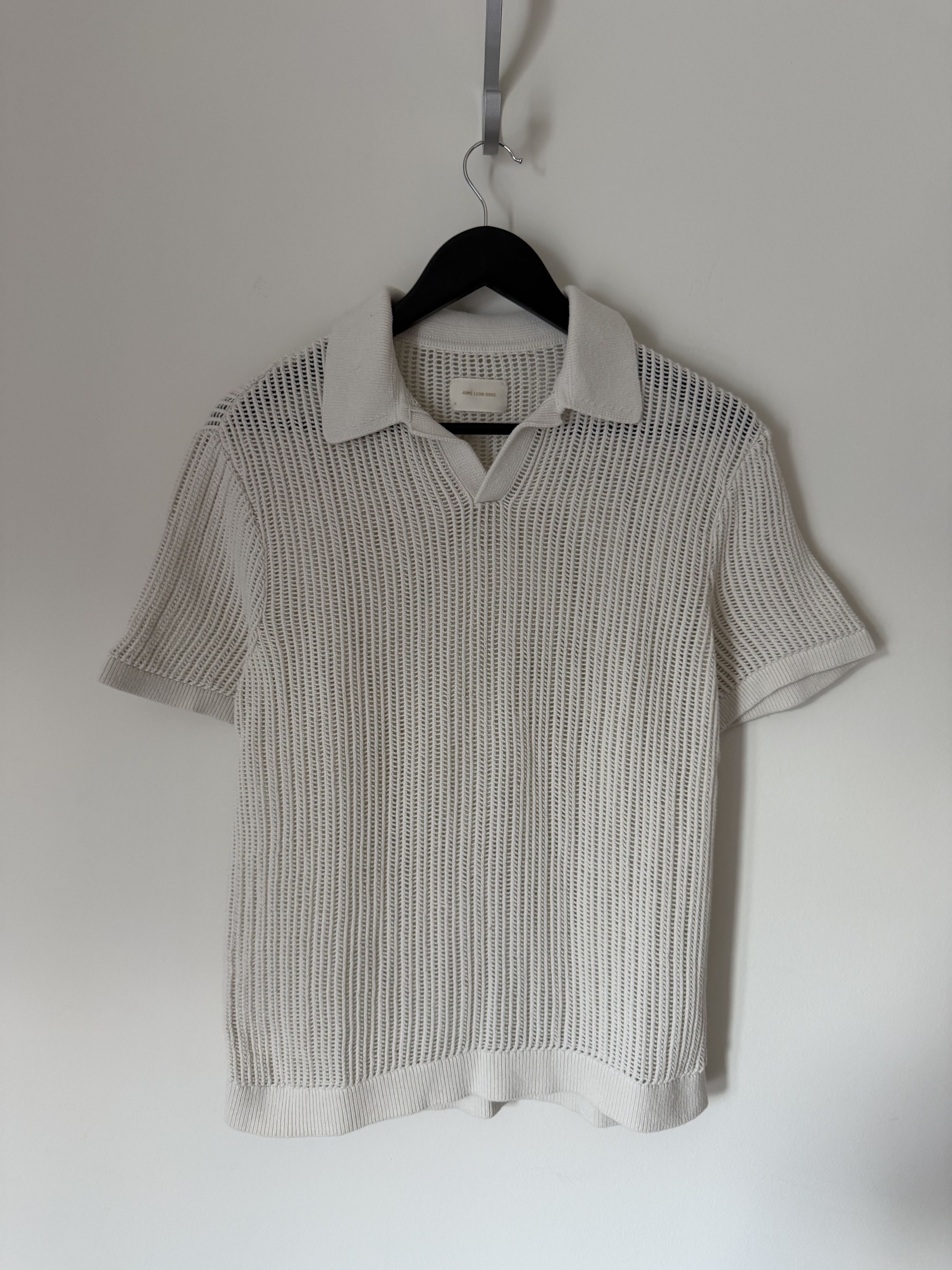 Aime Leon Dore Aimé Leon Dore Striped Shaker Stitch Polo | Grailed