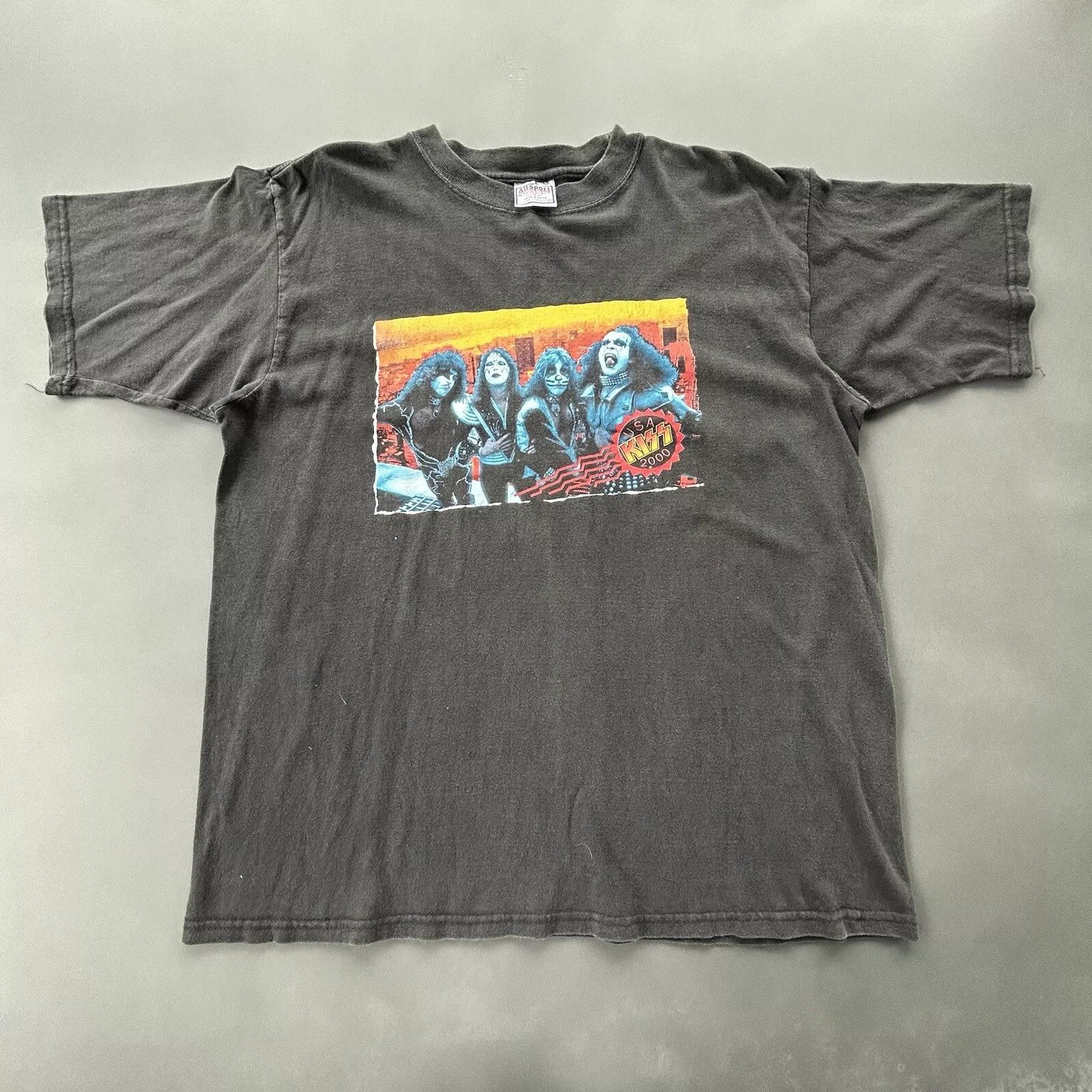 All Sport Vintage 1999 Kiss Band Tour USA 2000 T-Shirt Size US L / EU 52-54 / 3 - 1 Thumbnail