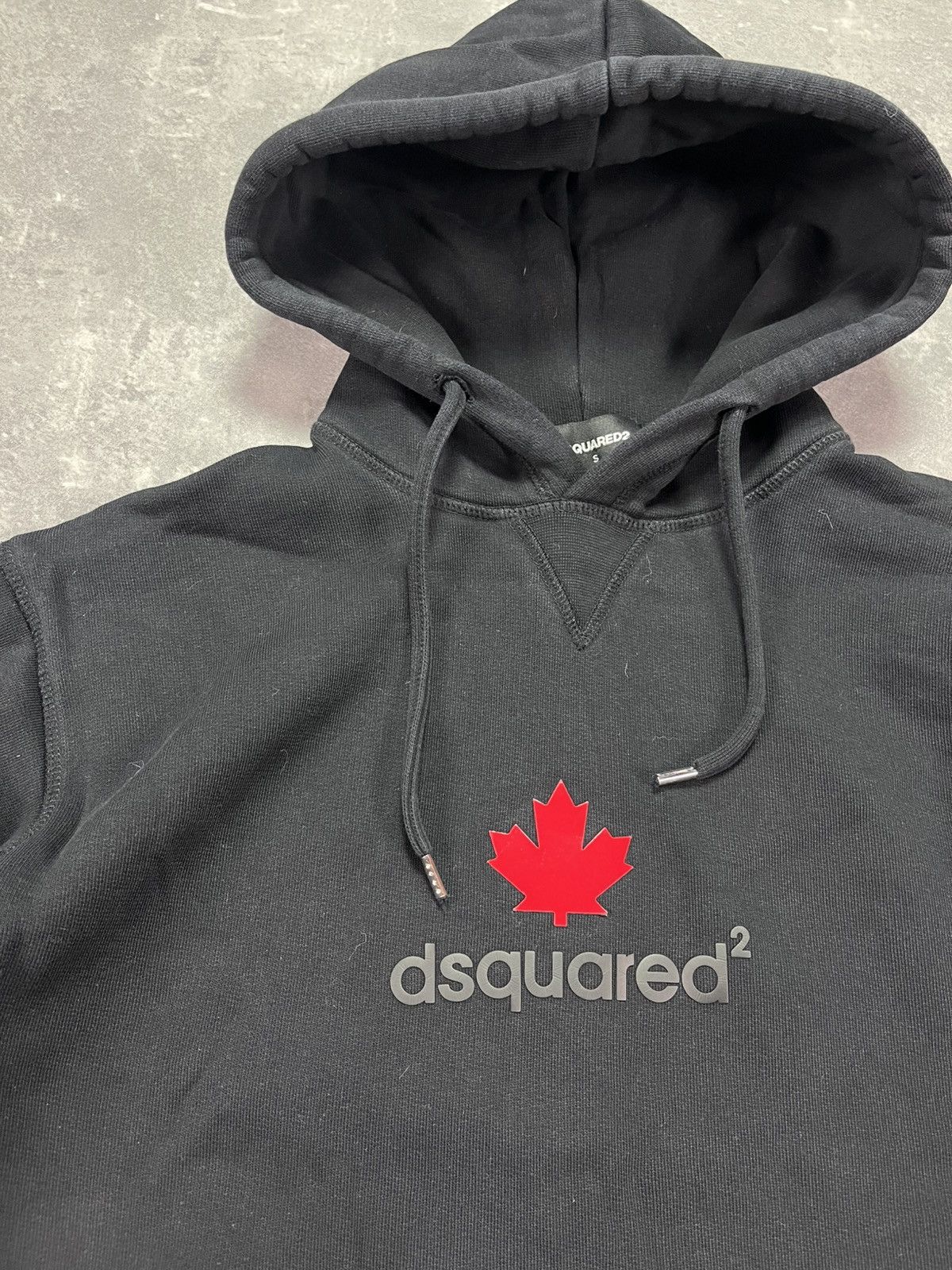 Dsquared2 Dsquared2 Washed Faded Black Logo HoodieS Size US S / EU 44-46 / 1 - 7 Thumbnail