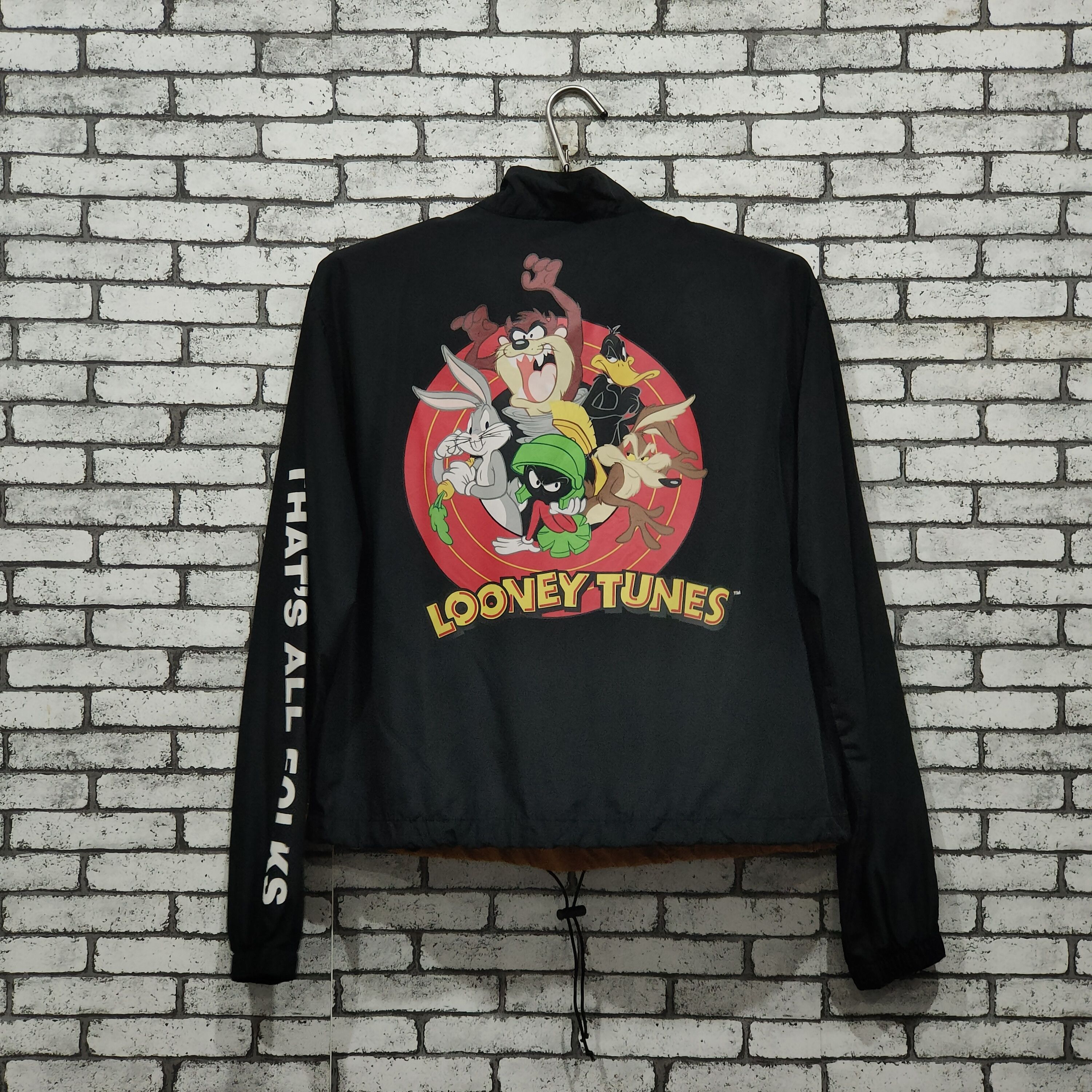 Other 🔥Looney Tunes That's All Folks half-zip jacket Size US L / EU 52-54 / 3 - 5 Thumbnail