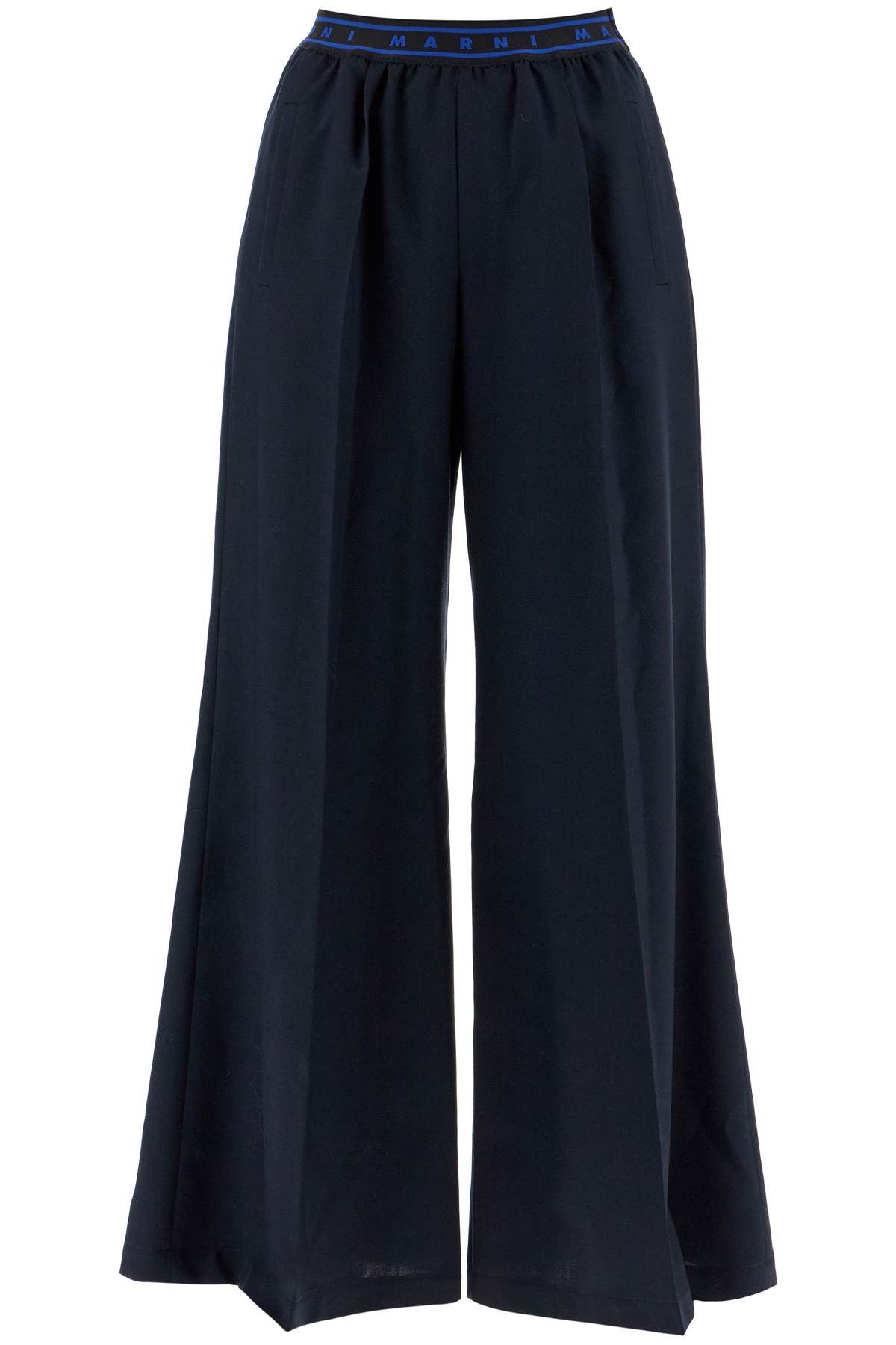 Marni MARNI Tropical Wool Palazzo Pants For Size 27" / US 4 / IT 40 - 1 Thumbnail