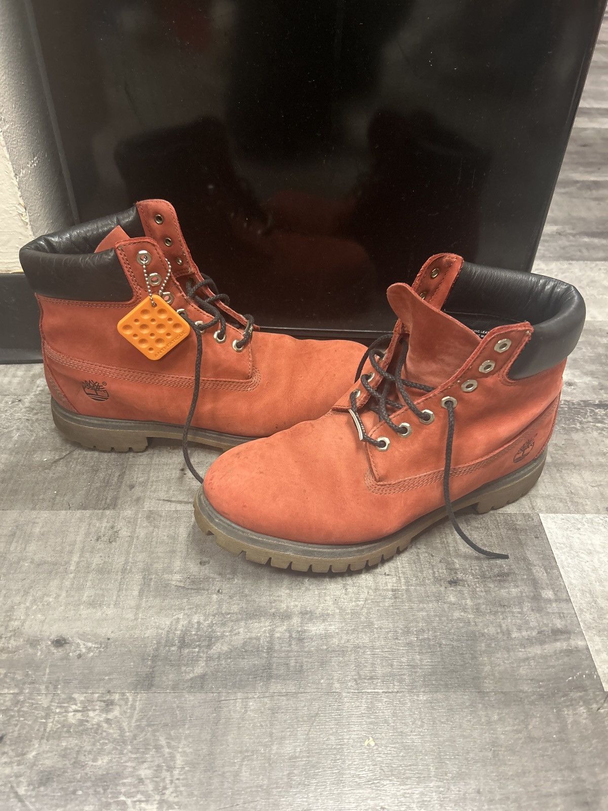Timberland Timberlands Boots 11.5 Red with Tags Used Size US 11.5 / EU 44-45 - 1 Thumbnail