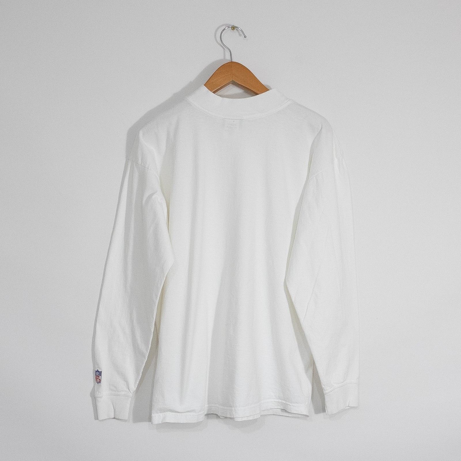 Vintage Vintage 90s New York Jets Reebok Mock Neck T Shirt Medium Size US M / EU 48-50 / 2 - 5 Thumbnail