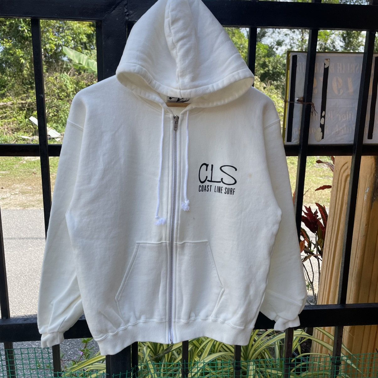 Vintage 🔥Vintage Coast Line Surf Big Logo Full Zipper Sweater Hoodie Size US S / EU 44-46 / 1 - 6 Thumbnail