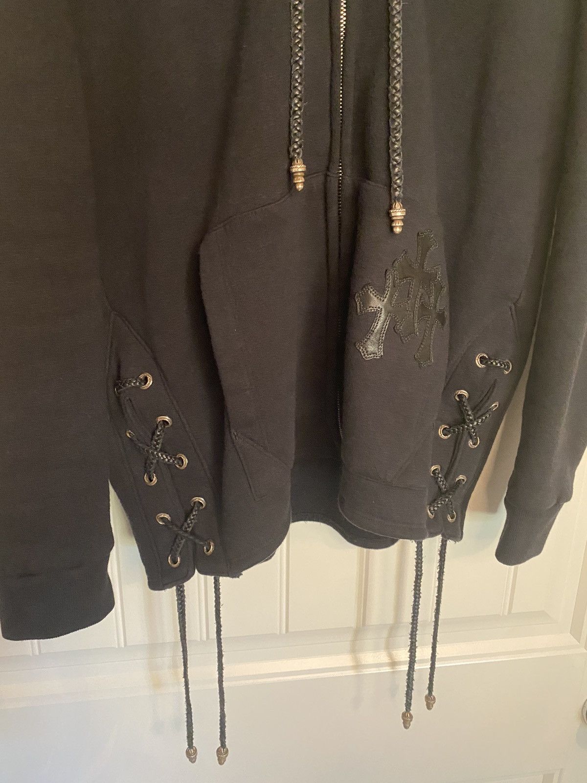 Chrome Hearts Chrome Hearts 1 of 1 Custom Order Grommet Zip Up Hoodie Size US S / EU 44-46 / 1 - 8 Thumbnail