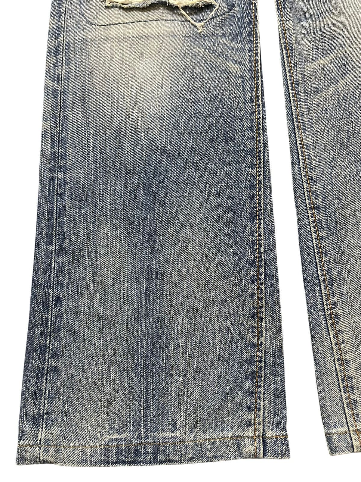 Edwin Edwin XV Exclusive Vintage Faded Distressed Loose Jeans Size US 33 - 7 Thumbnail