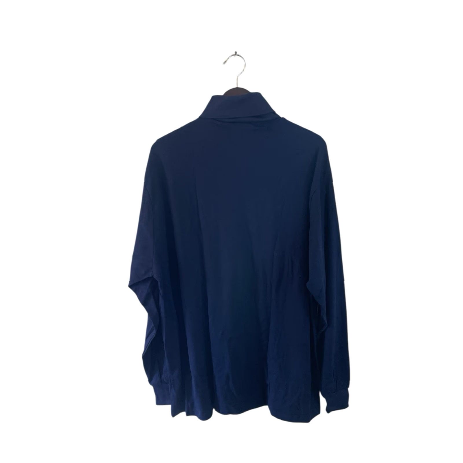Russell Athletic VINTAGE Russell Athletic Turtleneck Shirt Mens 2XL Navy Blue 90s Made in USA Size US XXL / EU 58 / 5 - 5 Thumbnail