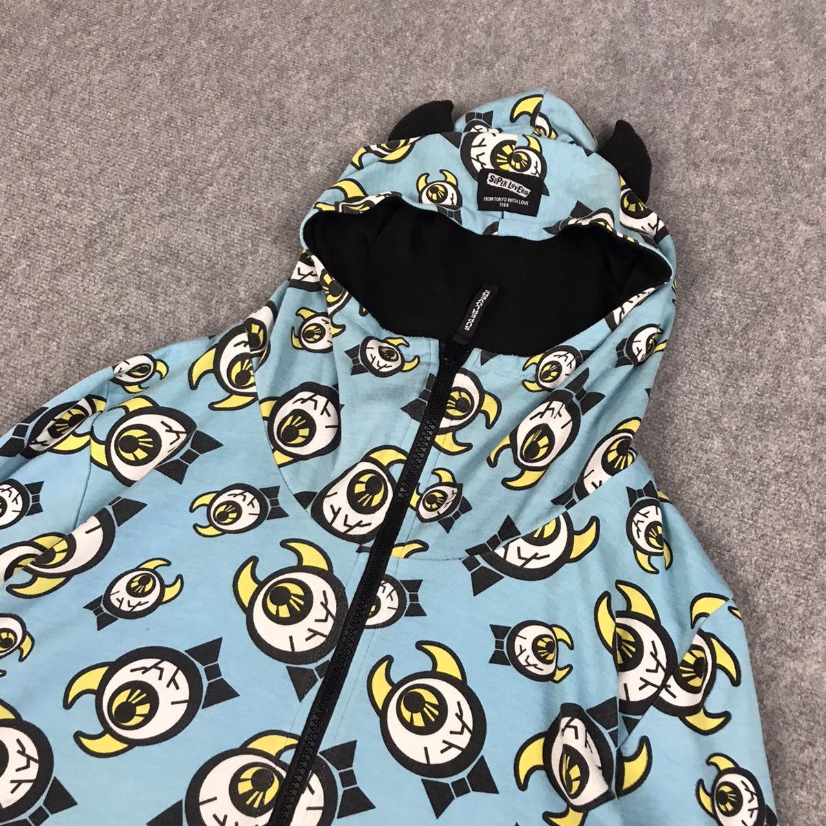 Super Lovers 🔥NEEDGONE🔥2000s SUPER LOVERS DEVIL HOODIES JACKET Size US M / EU 48-50 / 2 - 4 Thumbnail
