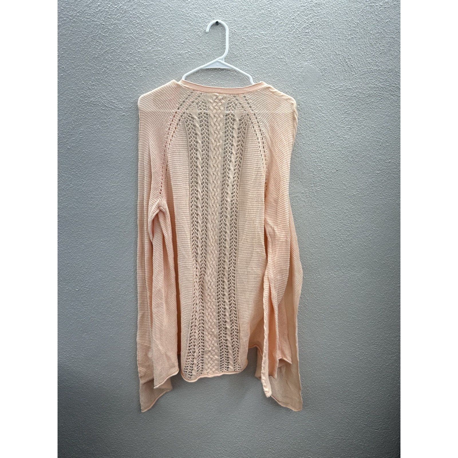 Vintage Sonoma Womens Cardigan Size Large Pink Long Sleeve Open Front Open Knit Size L / US 10 / IT 46 - 7 Thumbnail