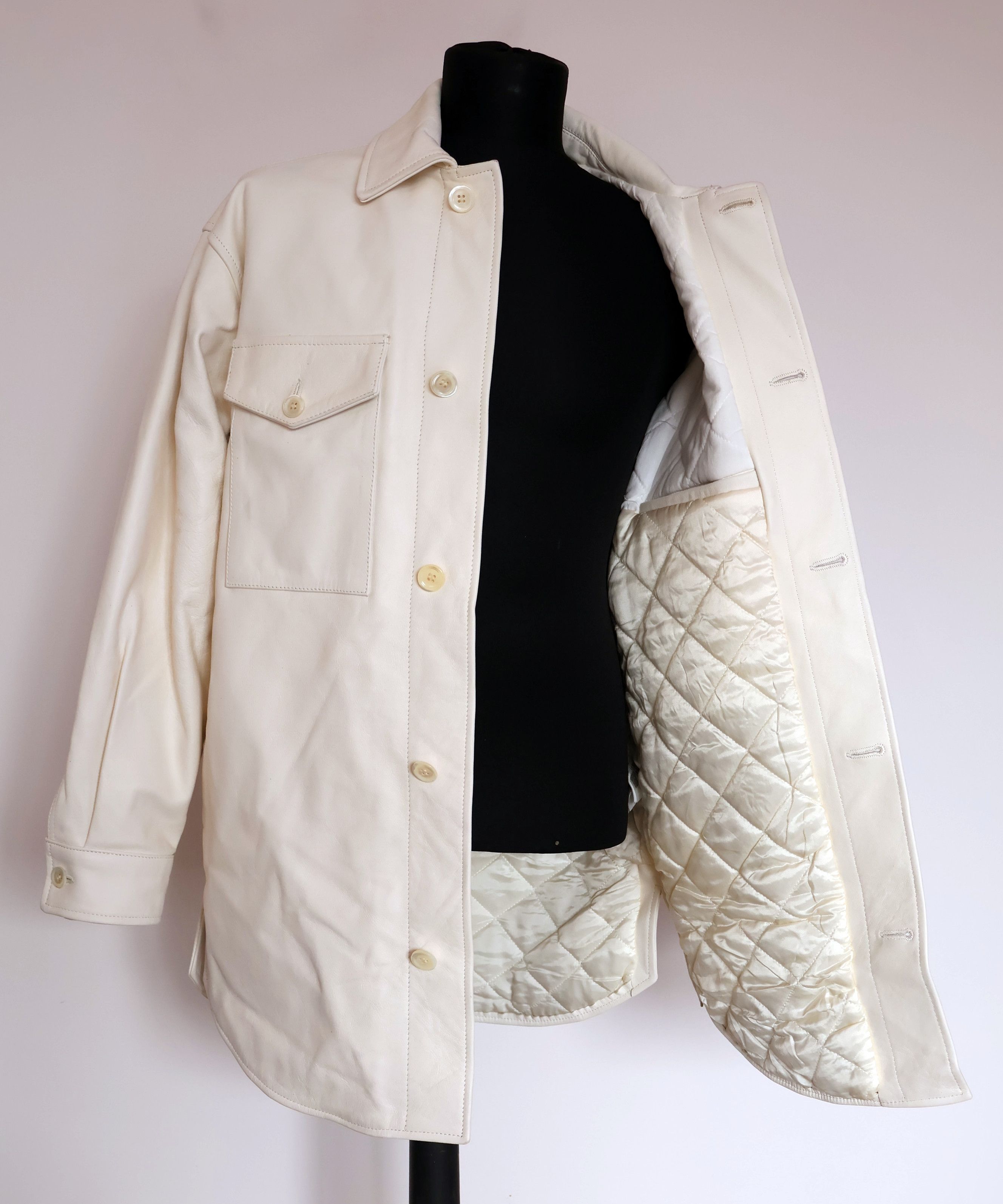 H&M × Maison Margiela Maison Martin Margiela H&M padded leather shirt Jacket Size US S / EU 44-46 / 1 - 5 Thumbnail
