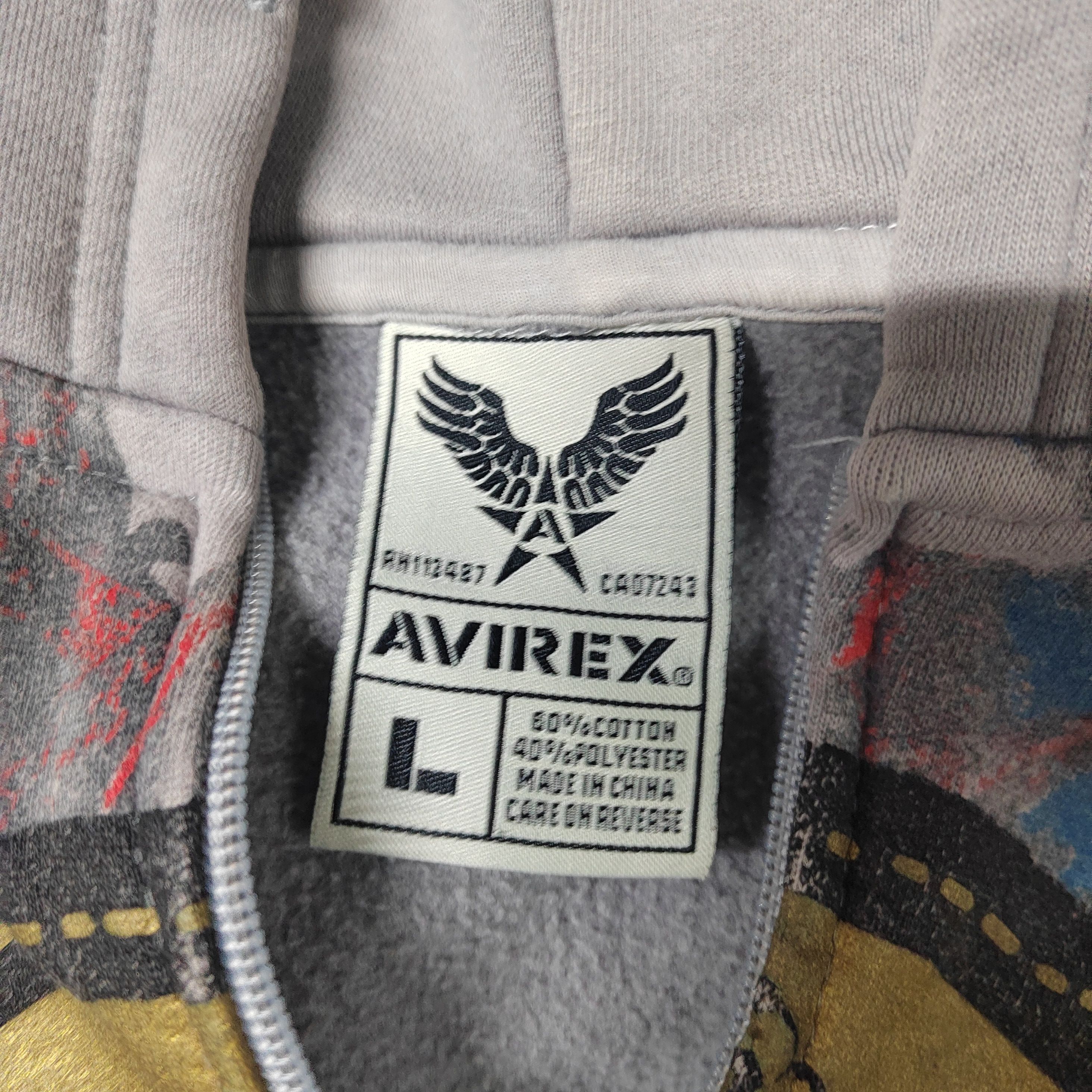 Avirex avirex jessie style skull zipup hoodie Size US L / EU 52-54 / 3 - 2 Thumbnail