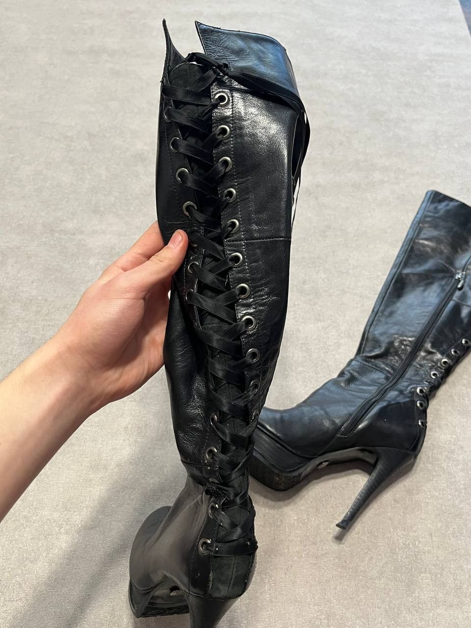 Casadei Rare Vintage Casadei Women`s Heels Boots Made in Italy Size US 6 / IT 36 - 16 Thumbnail
