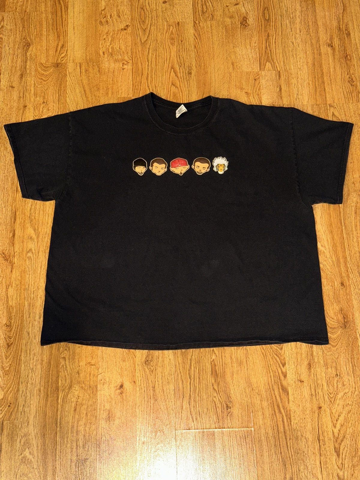 Gildan Y2K 2010s LIMP BIZKIT Forever Band Cartoon Heads Graphic Tee Size US XXL / EU 58 / 5 - 1 Thumbnail