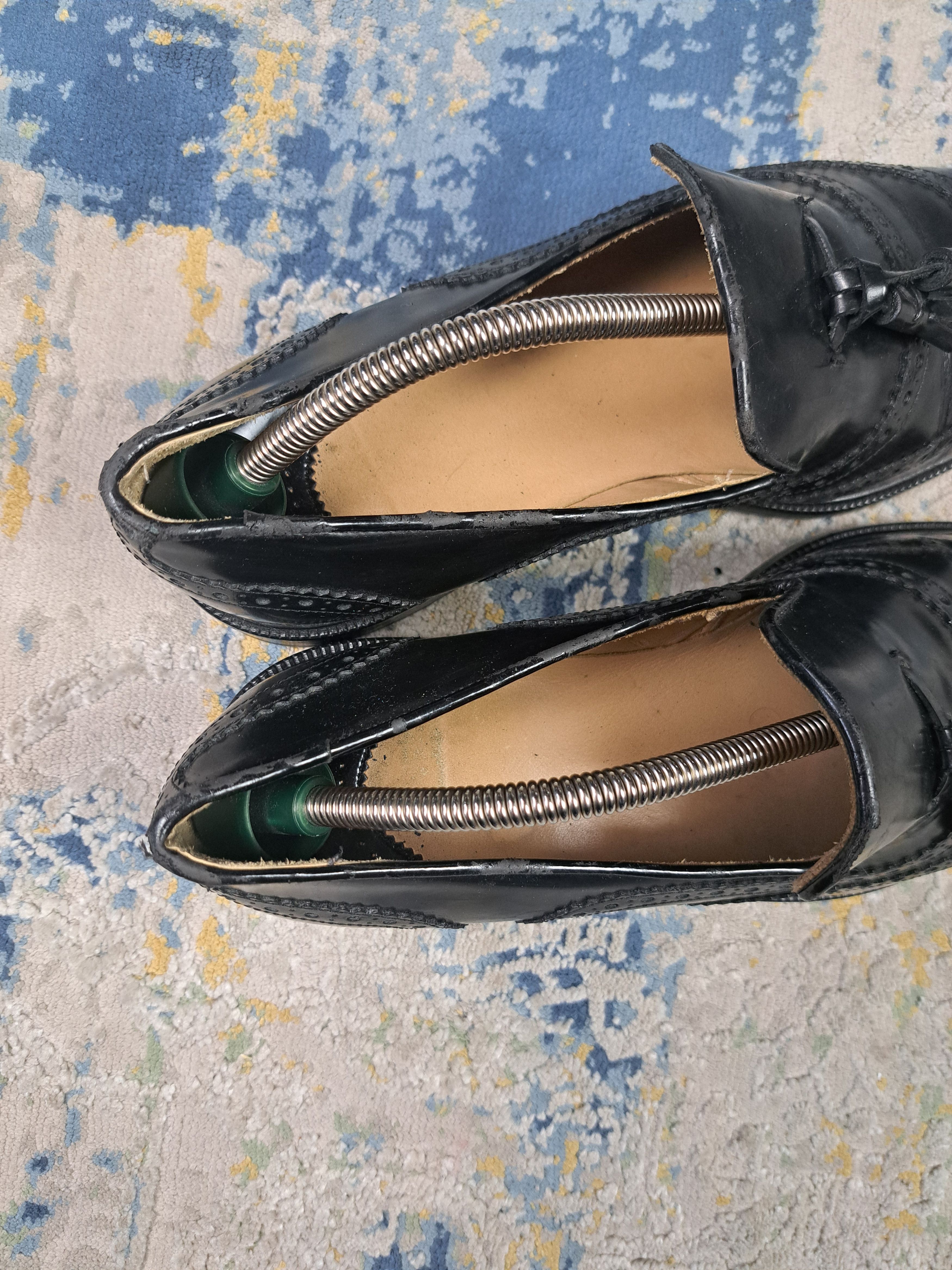 Other Made in Spain Leather Tassel Loafers Archive Old Money Size US 10 / EU 43 - 4 Thumbnail
