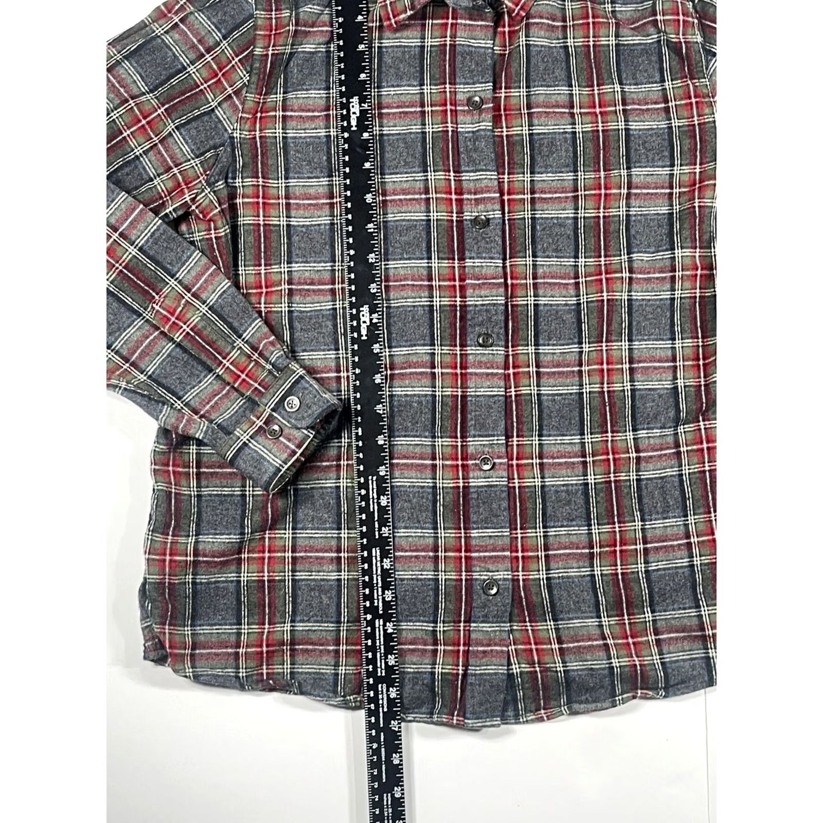 Vintage LL Bean Shirt Mens L Large Plaid Flannel Long Sleeve Button Down Relaxed Fit Size US L / EU 52-54 / 3 - 3 Thumbnail