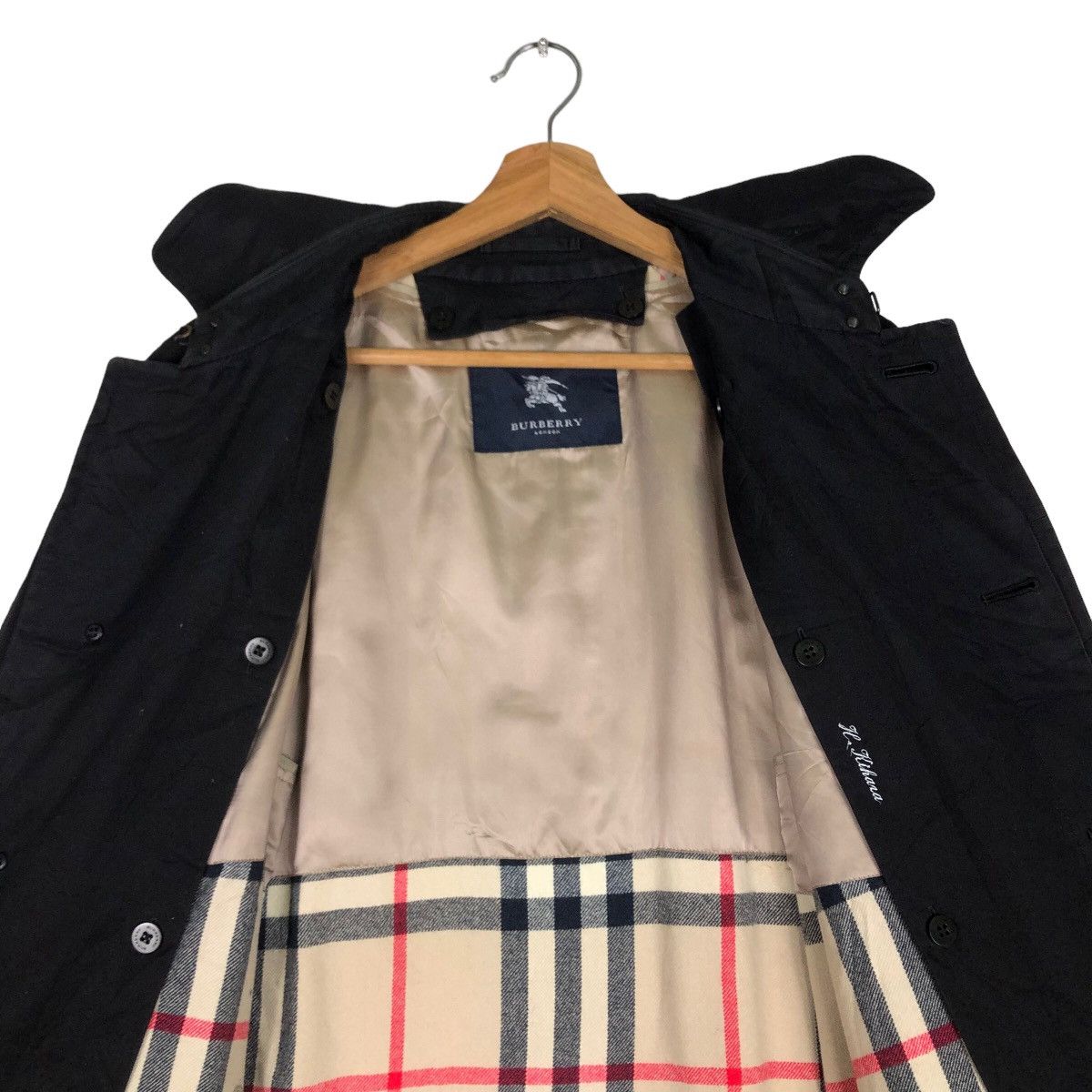 Burberry 🔥Vintage Long Jacket Burberry London Nova Check Size US M / EU 48-50 / 2 - 12 Thumbnail