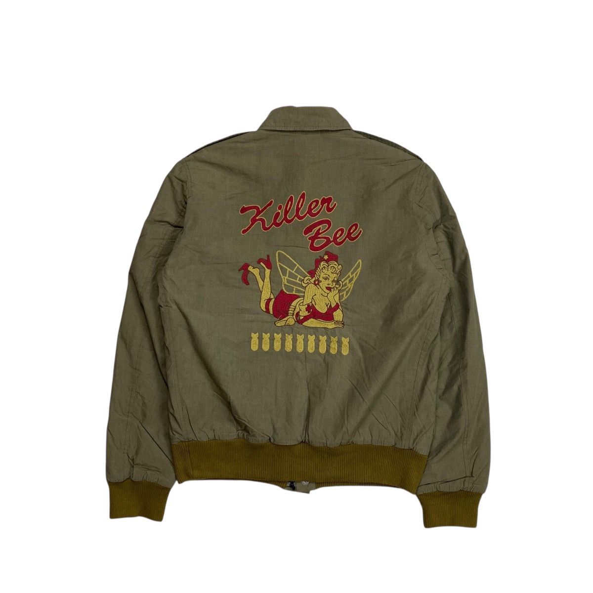 Japanese Brand ROLL Japan A-2 Embroidery Bomber Jacket Size US M / EU 48-50 / 2 - 2 Thumbnail