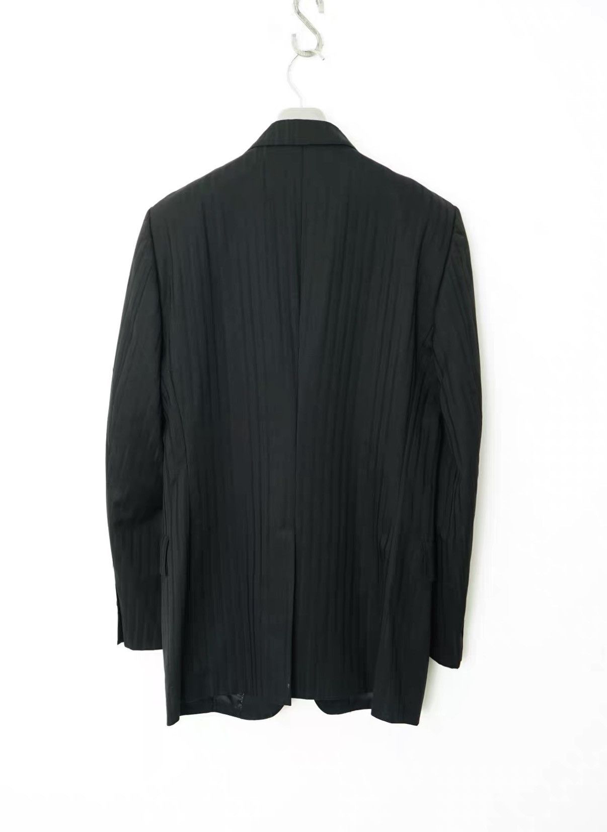 Yohji Yamamoto Yohji Yamamoto AAR Jacquard Mid-Length Blazer Size US L / EU 52-54 / 3 - 7 Thumbnail