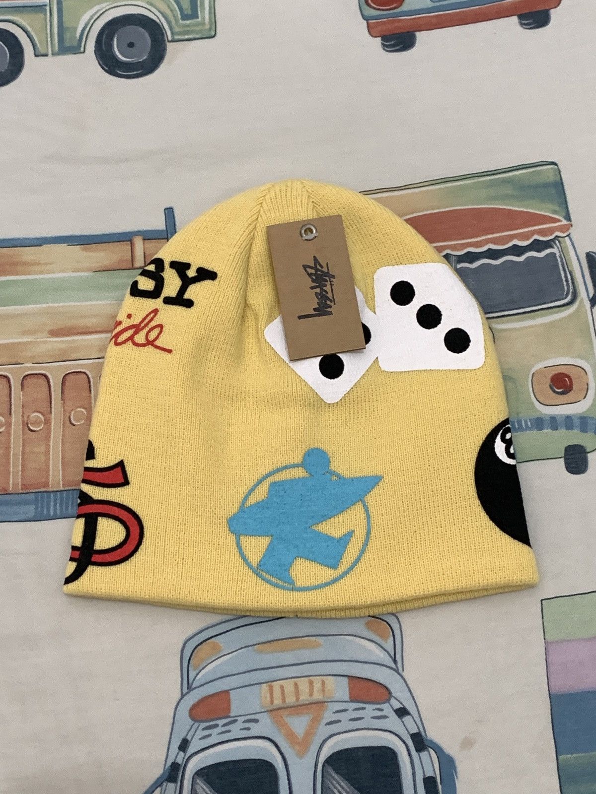 Stussy Beanie Stussy Mixed Logo Skullcap Size ONE SIZE - 1 Thumbnail