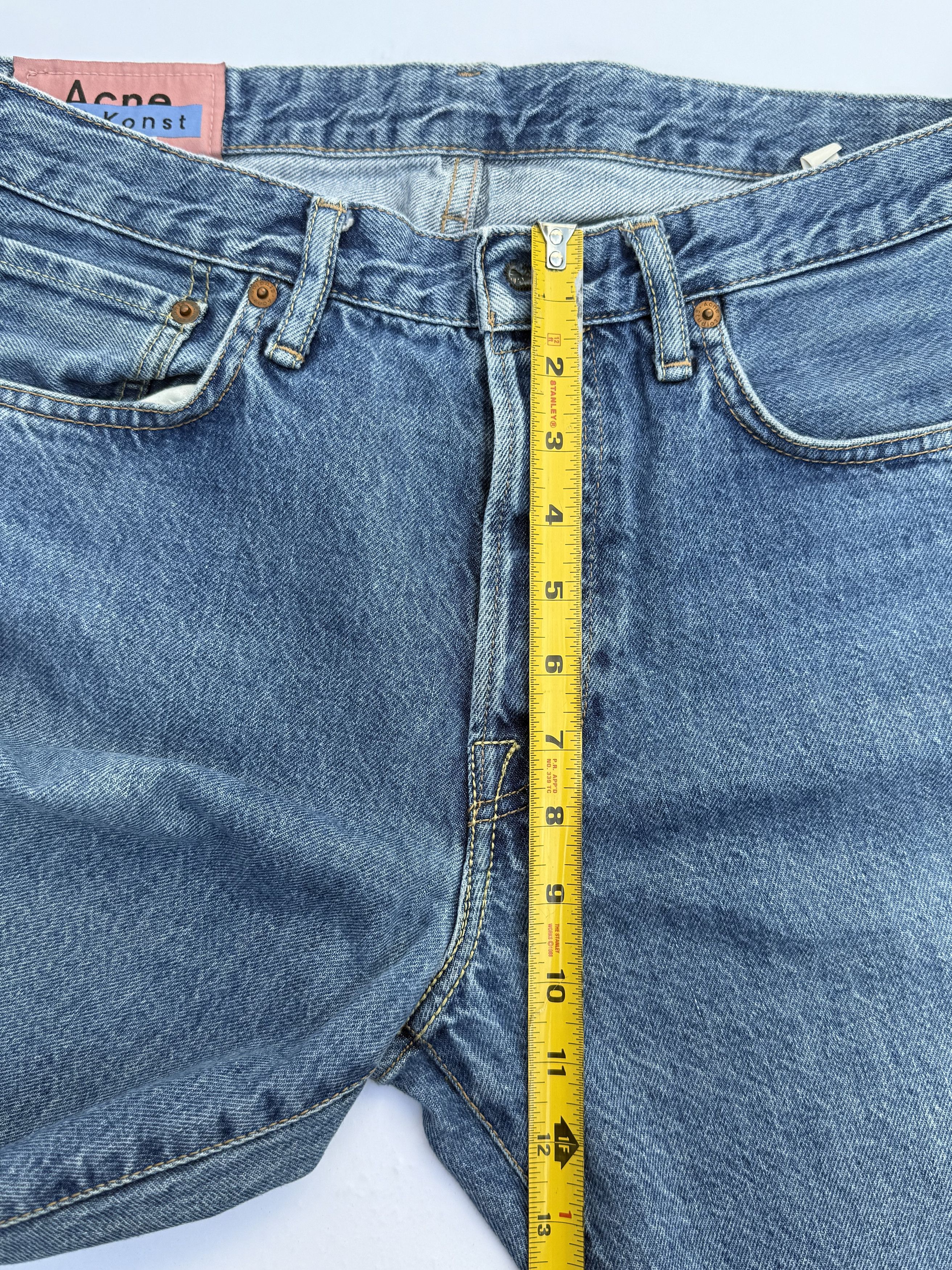 Acne Studios Acne Studios 1996 Regular Fit Jeans in Dark Blue Trash Size US 31 - 11 Thumbnail