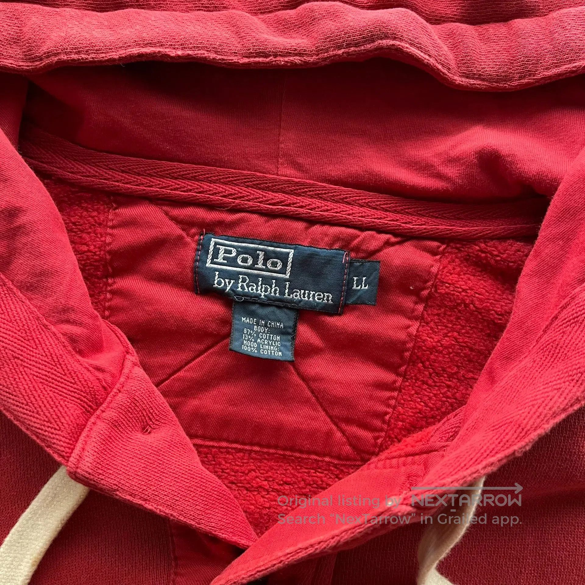 Polo Ralph Lauren Ralph Lauren RL Polo Red Hoodie. Size US L / EU 52-54 / 3 - 4 Thumbnail
