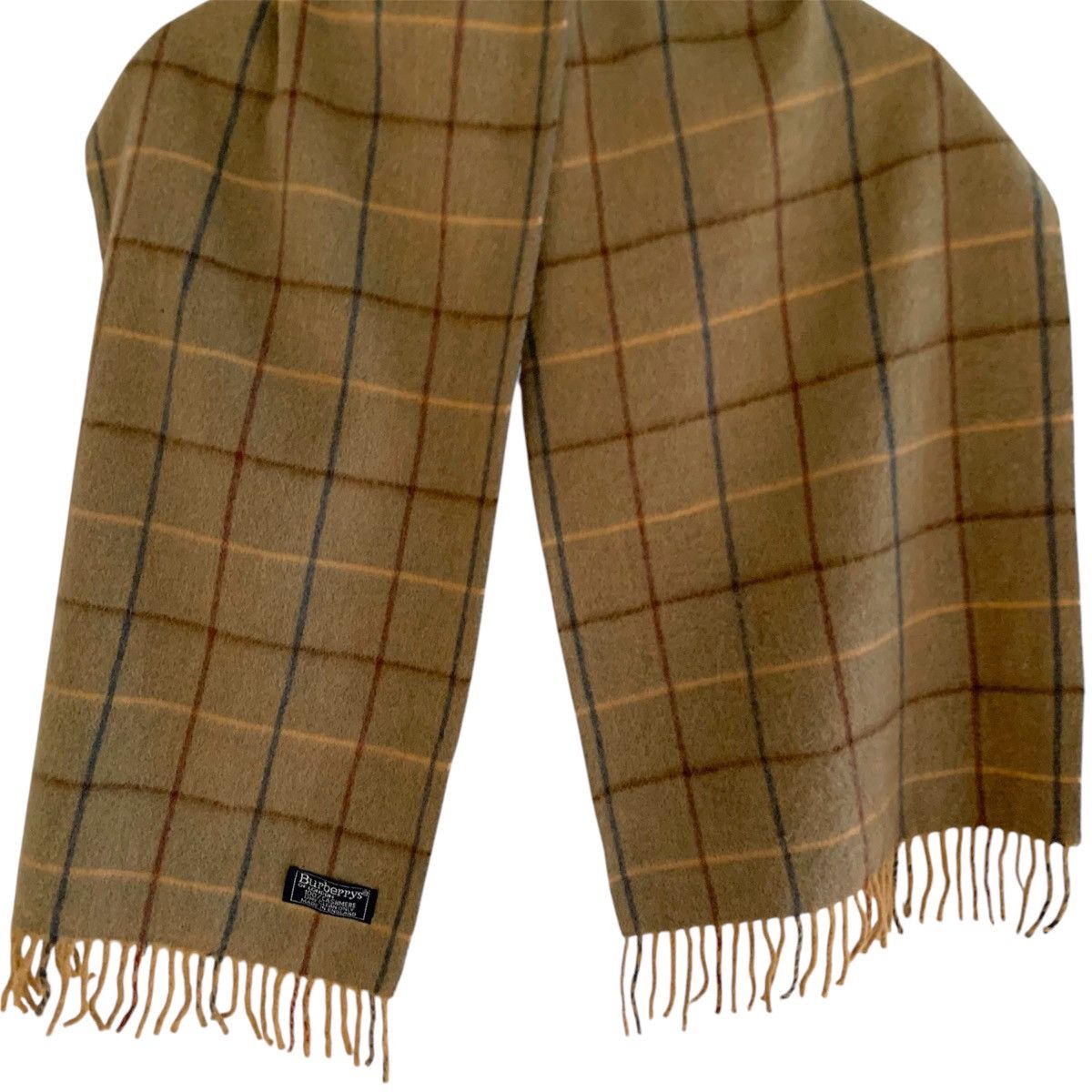 Burberry Vintage Burberrys Nova Check Cashmere Scarf Size ONE SIZE - 5 Thumbnail