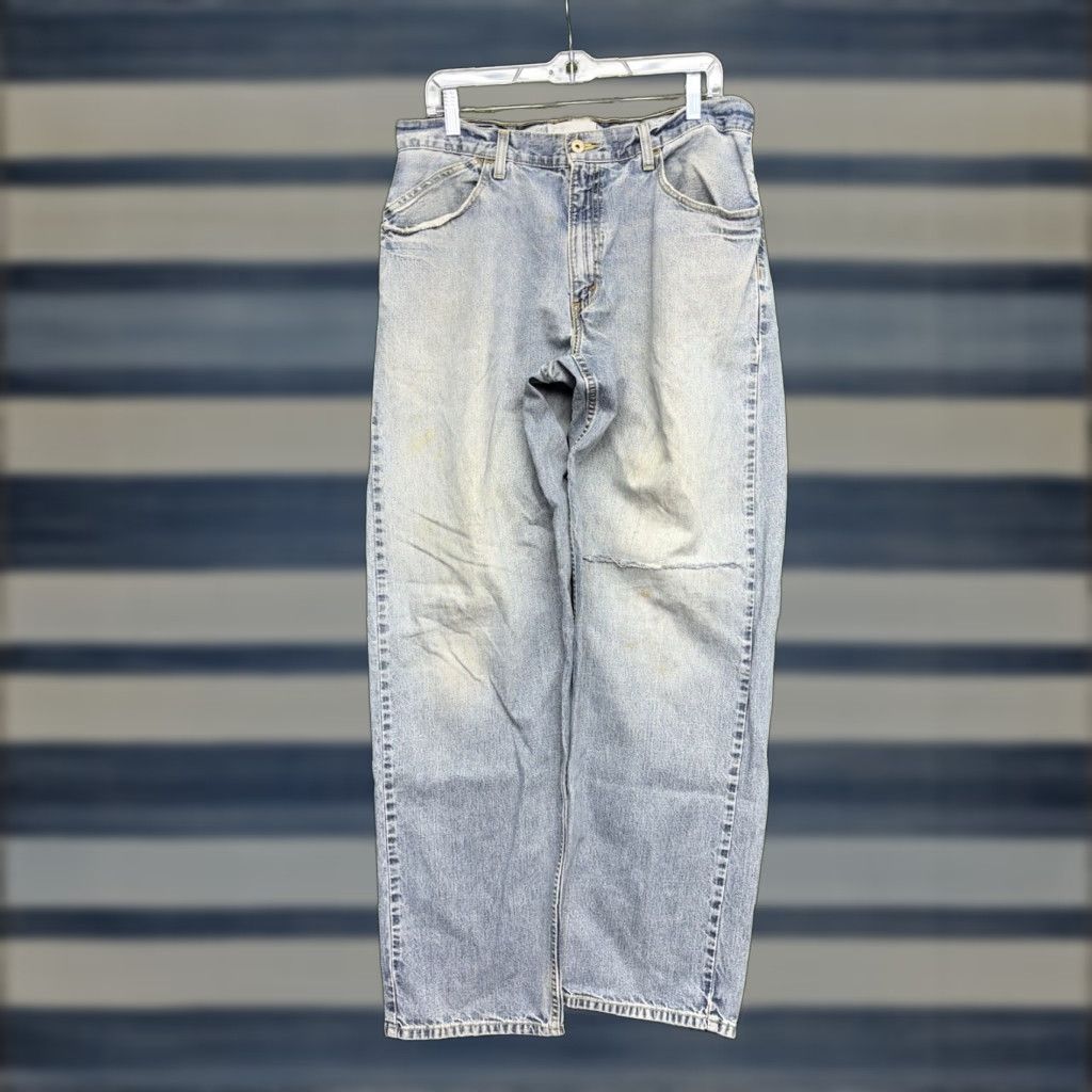 Levi's VINTAGE Levi's Silvertab Jeans Mens 34x34 Baggy Denim 90s Grunge Slim Fit? Size US 34 / EU 50 - 1 Thumbnail