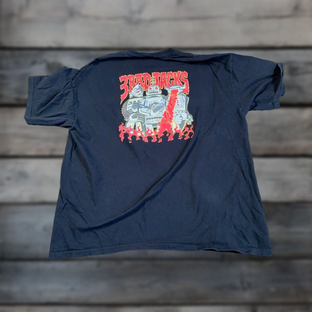 Anvil VINTAGE Anvil 90s Band Music T-Shirt Adult 2XL Black Cotton Double-Sided Graphic Men's Size US XXL / EU 58 / 5 - 1 Thumbnail