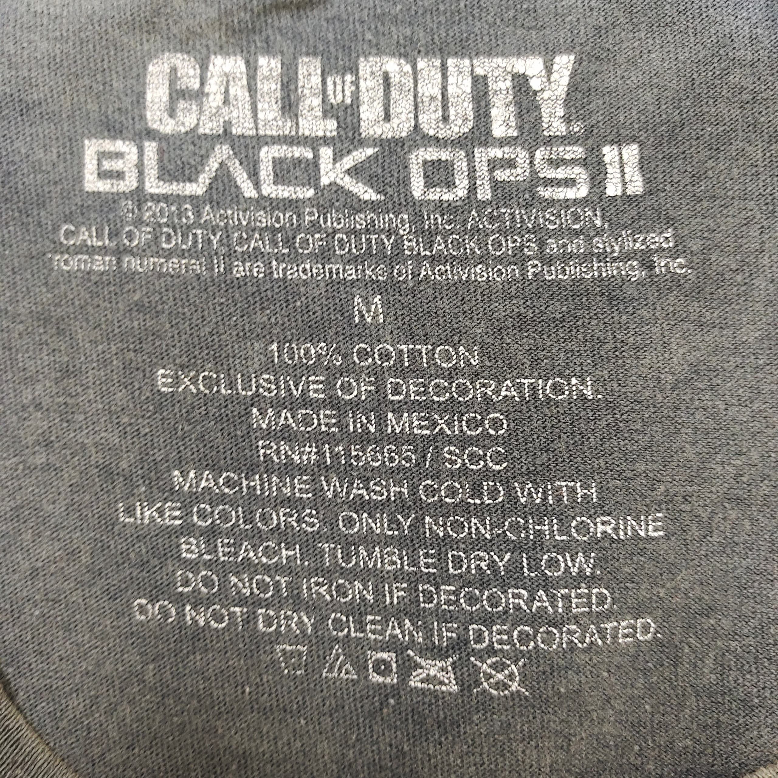 Vintage Vintage Distressed faded Call of Duty Black Ops II Graphics Size US M / EU 48-50 / 2 - 12 Thumbnail