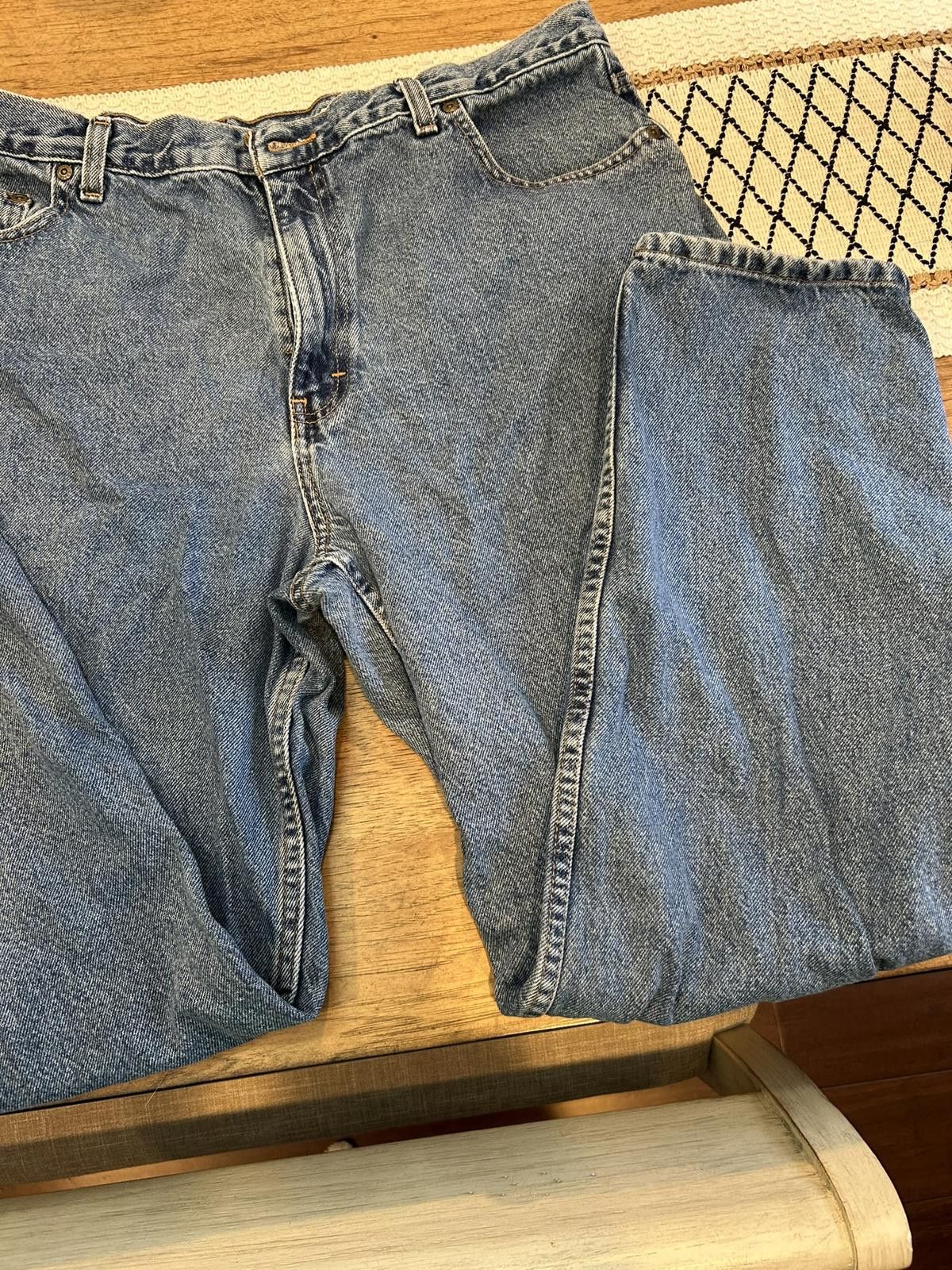 Eddie Bauer Eddie Bauer Classic Blue Denim Jeans Size 40" / US 18 - 3 Thumbnail